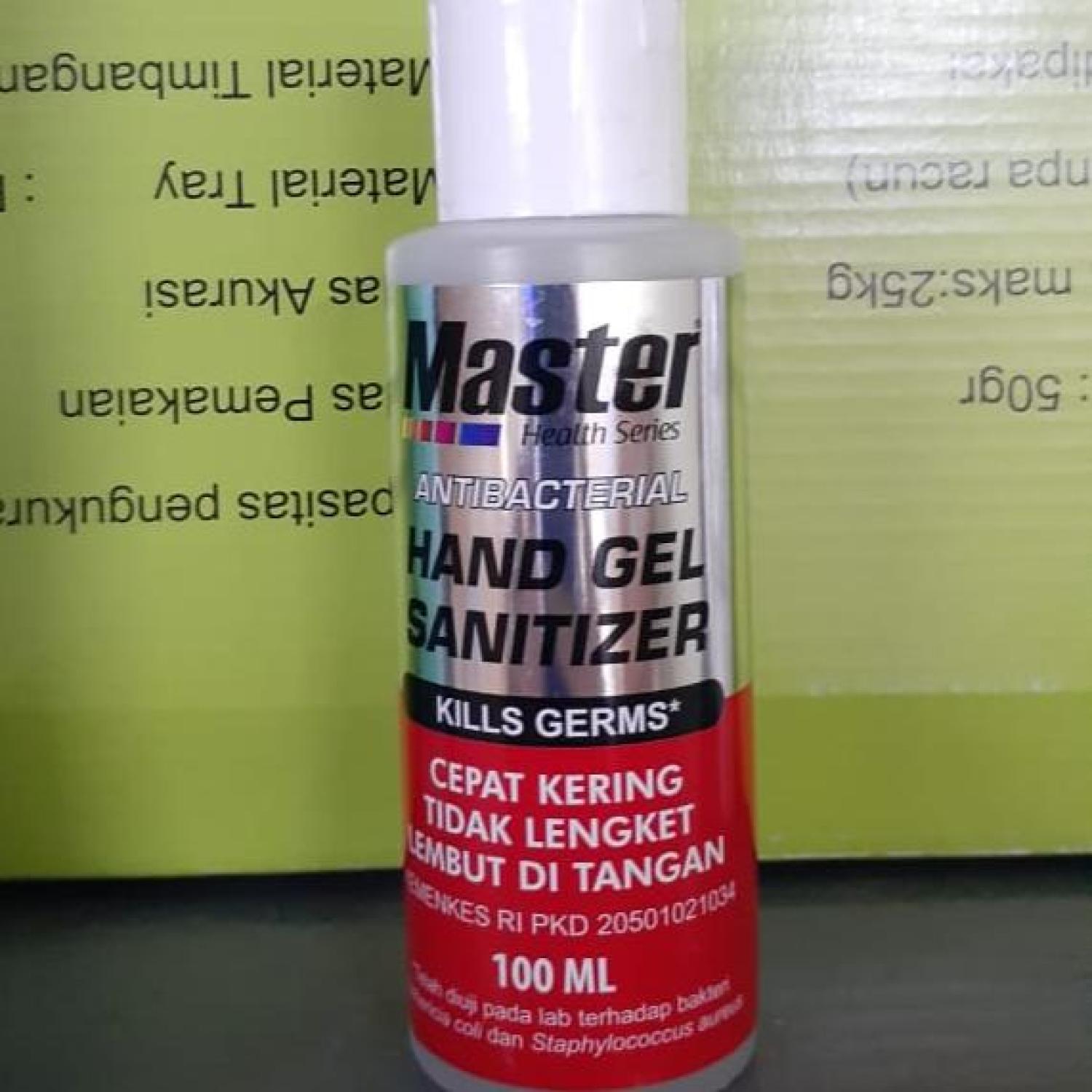 Handsanitizer Gel  Merek MASTER