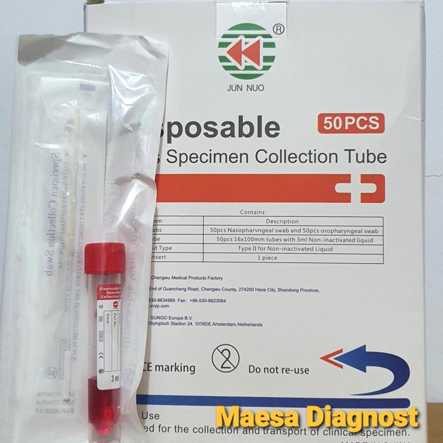 VTM 2 SWAB MERK JUNNUO , 50 PCS 