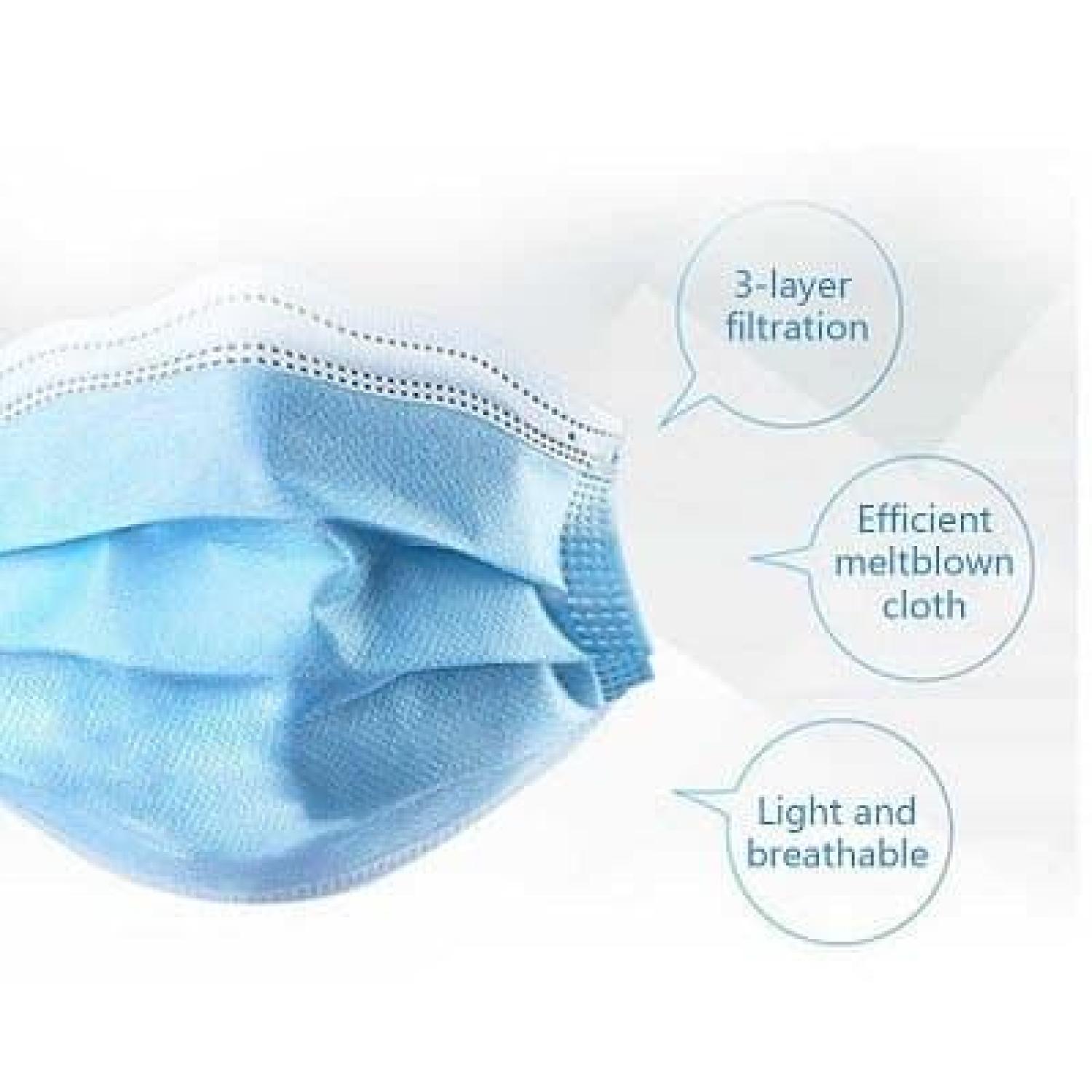 Masker Medis Owgels 3Ply isi 50Pcs/Box