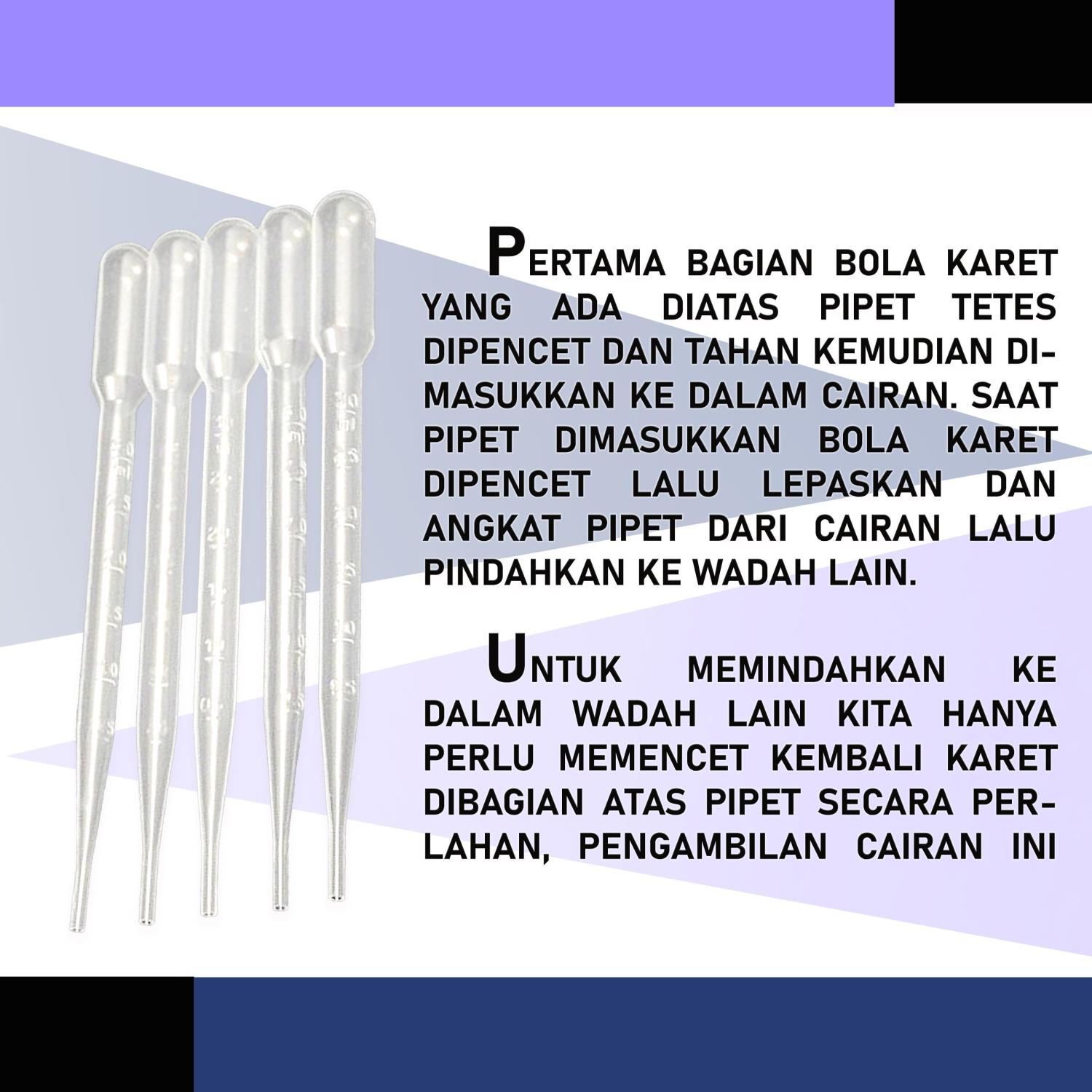 Pipet Plastik  0,5 cc