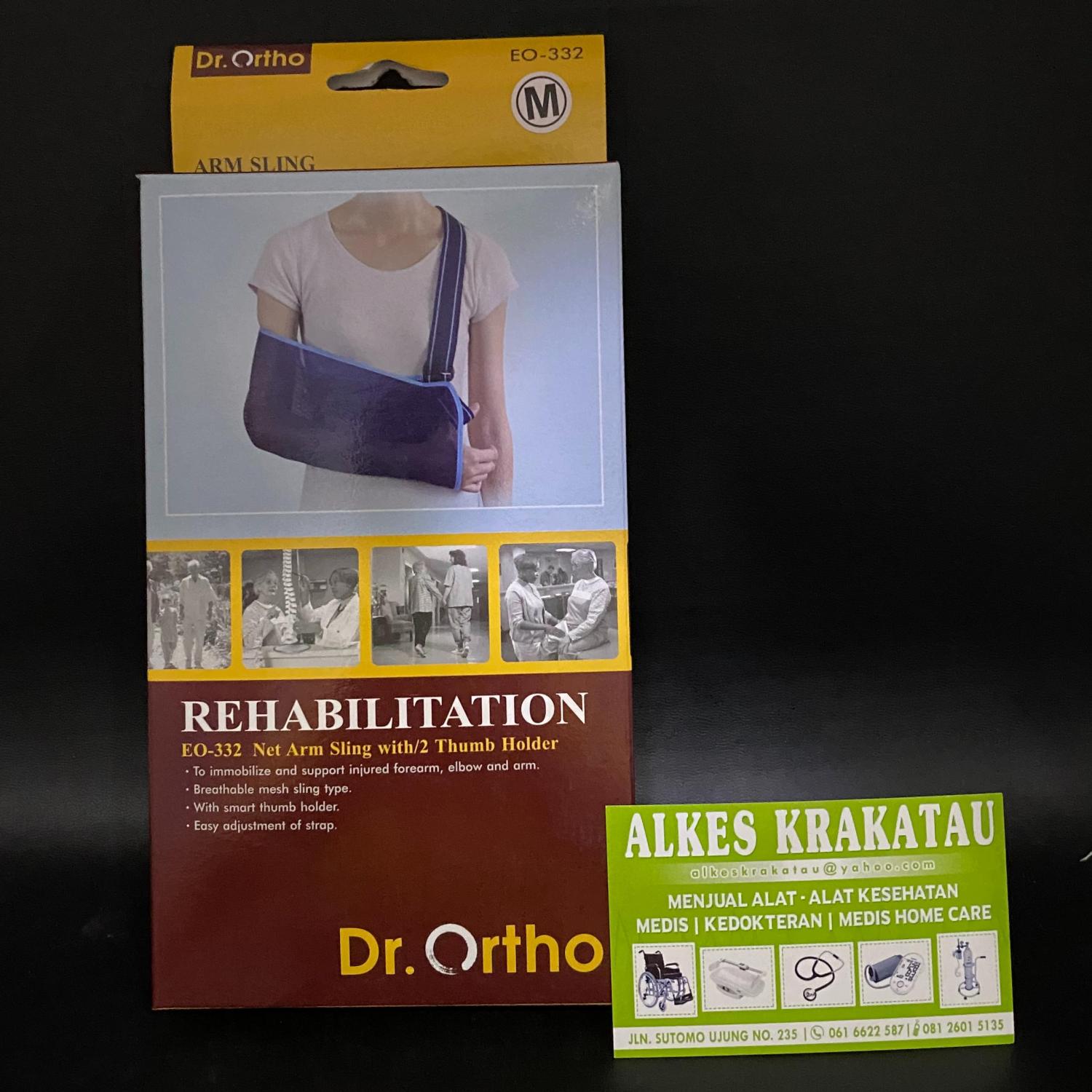 Top Penyangga Tangan Dr. Ortho EO-332 Net Arm Sling With Thumb Holder