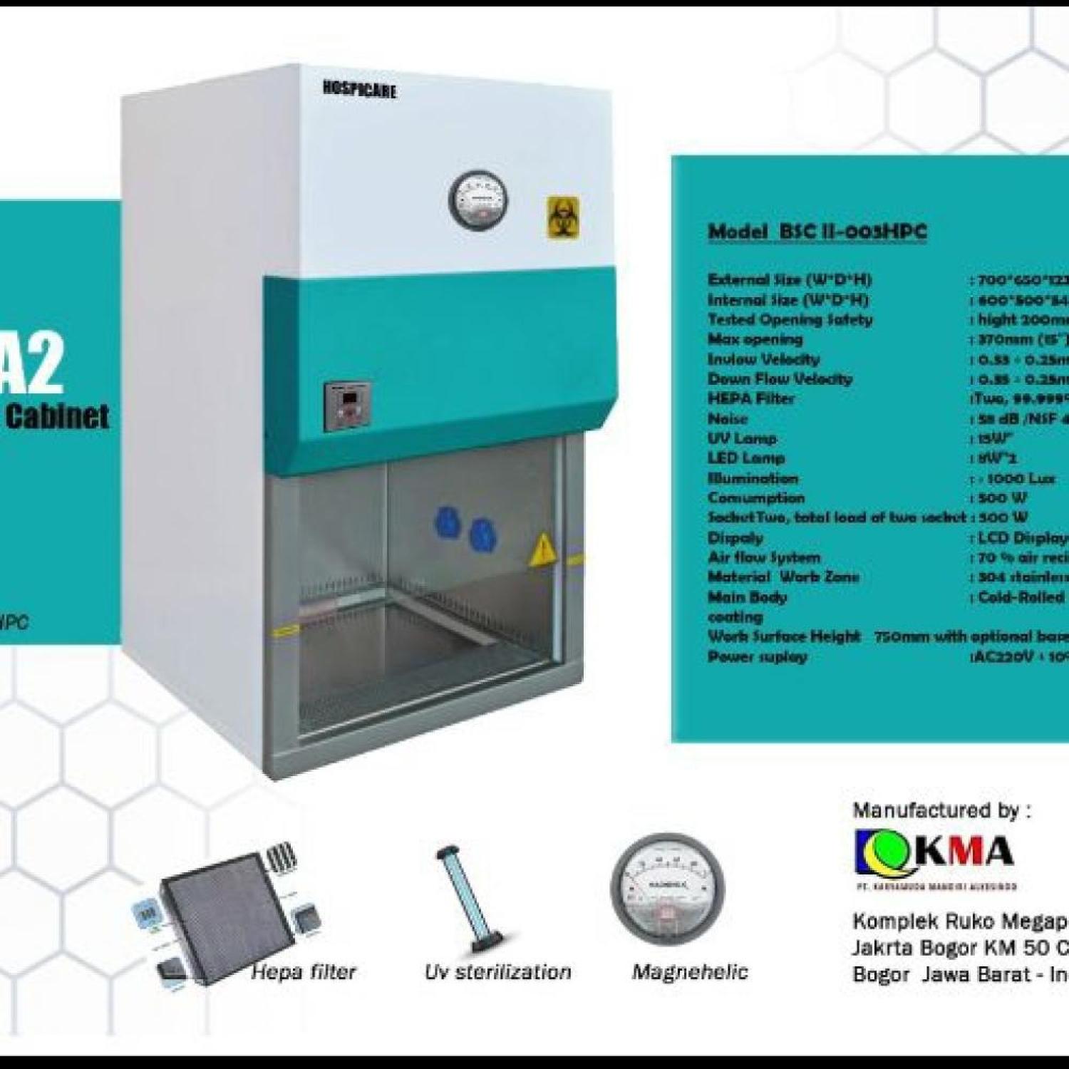 BSC (Bio Safety Cabinet) level II