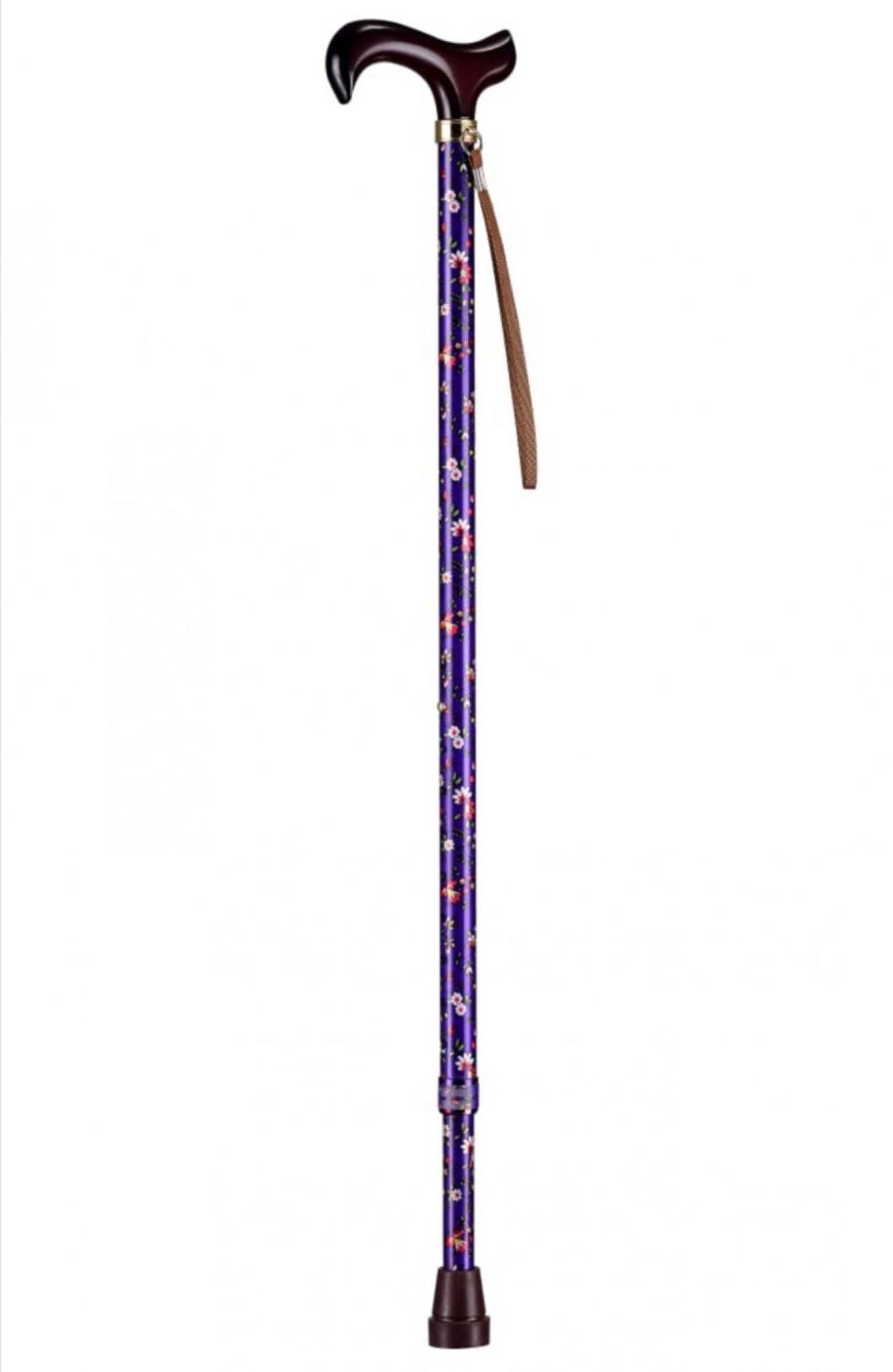 Tongkat pegangan kayu E035 Purple Berries