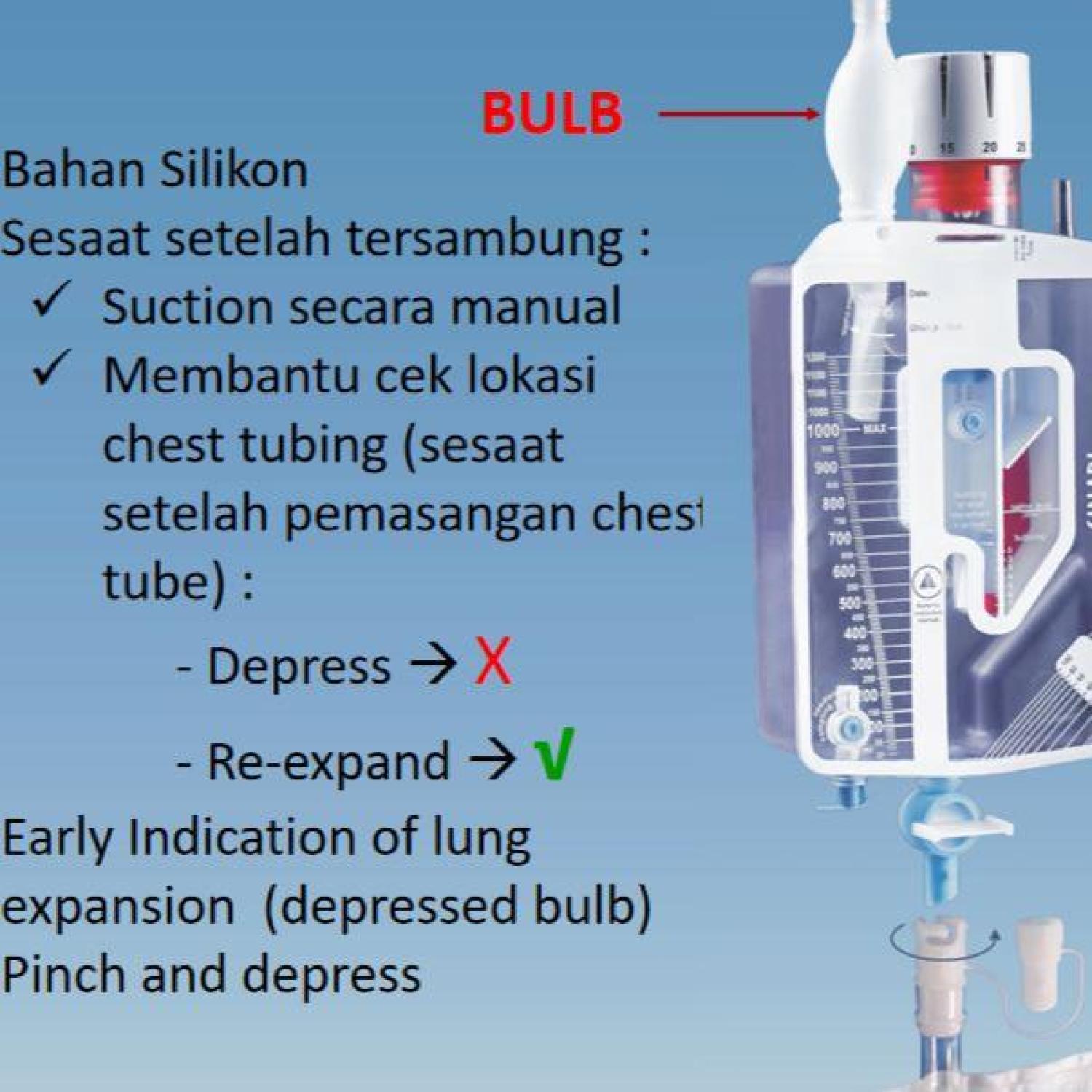 CHEST DRAINAGE XL1000SC