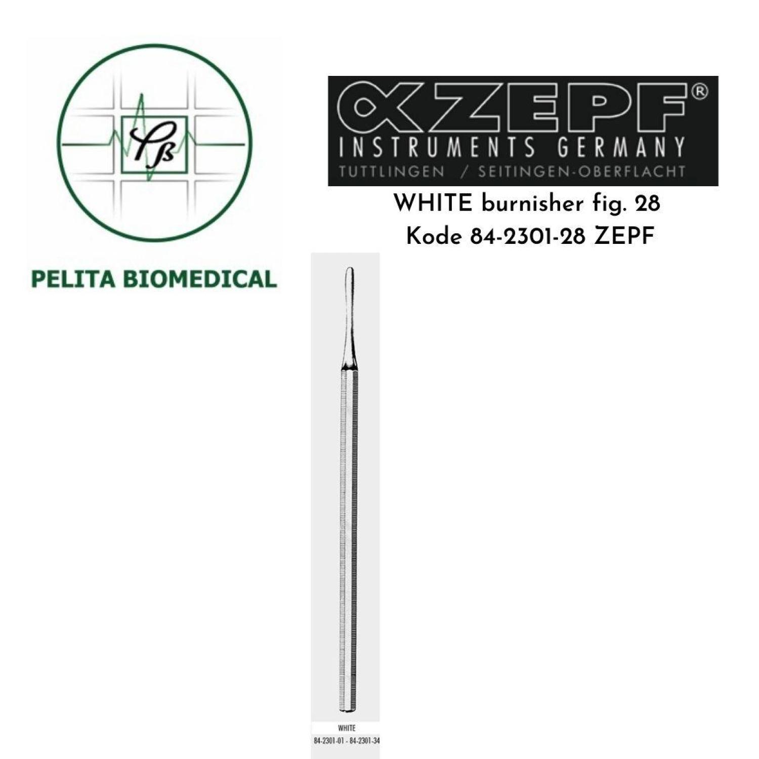 WHITE burnisher fig. 28 kode 84-2301-28 ZEPF