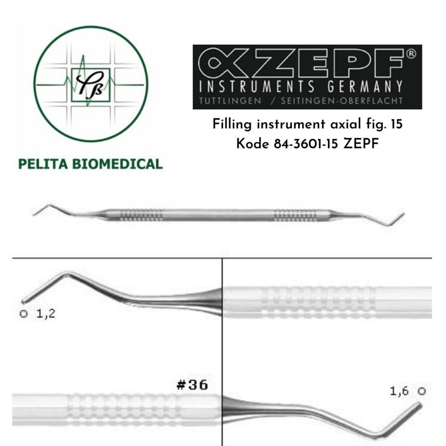 Filling instrument axial fig. 15 kode 84-3601-15 ZEPF