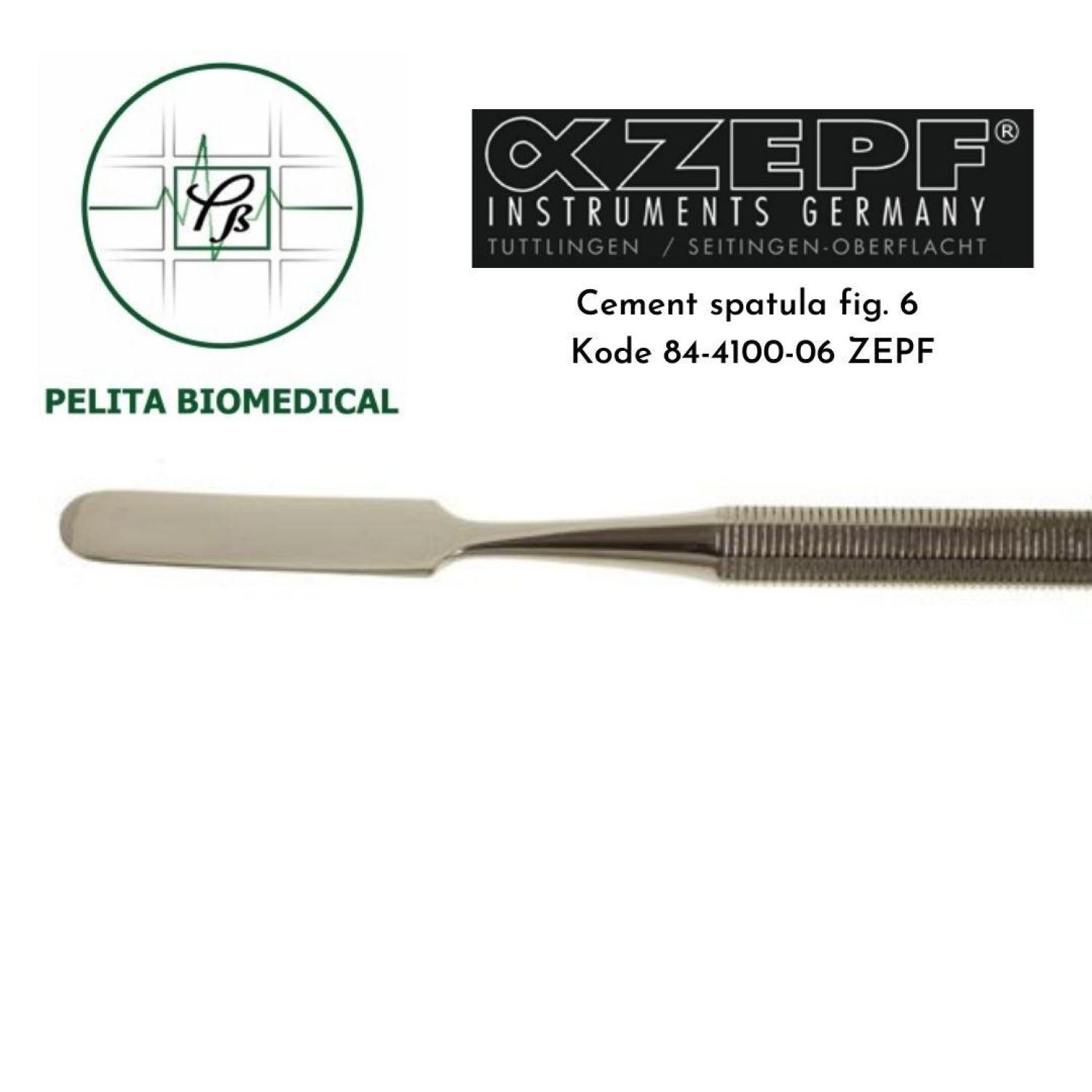 Cement spatula fig. 6 kode 84-4100-06 ZEPF