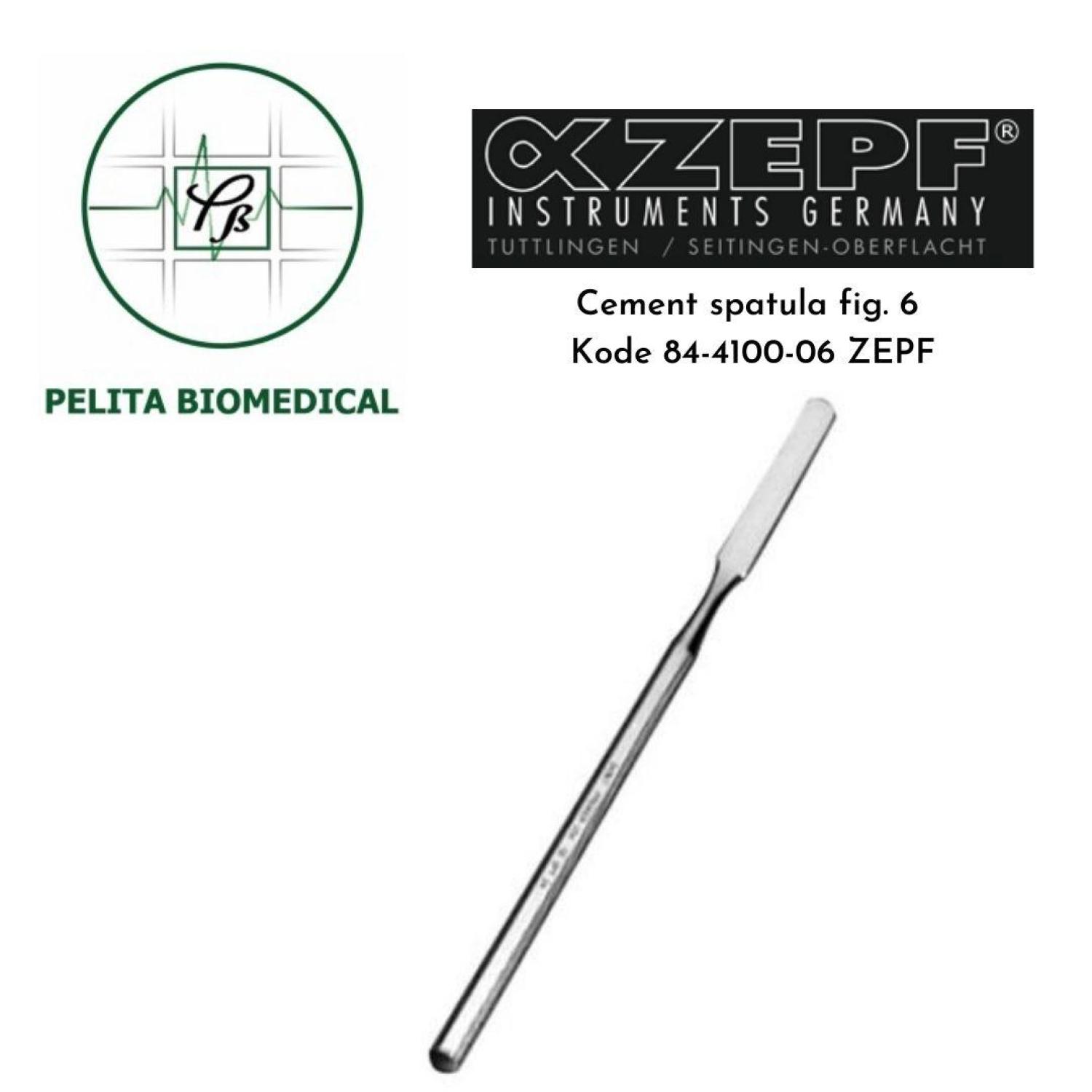 Cement spatula fig. 6 kode 84-4100-06 ZEPF