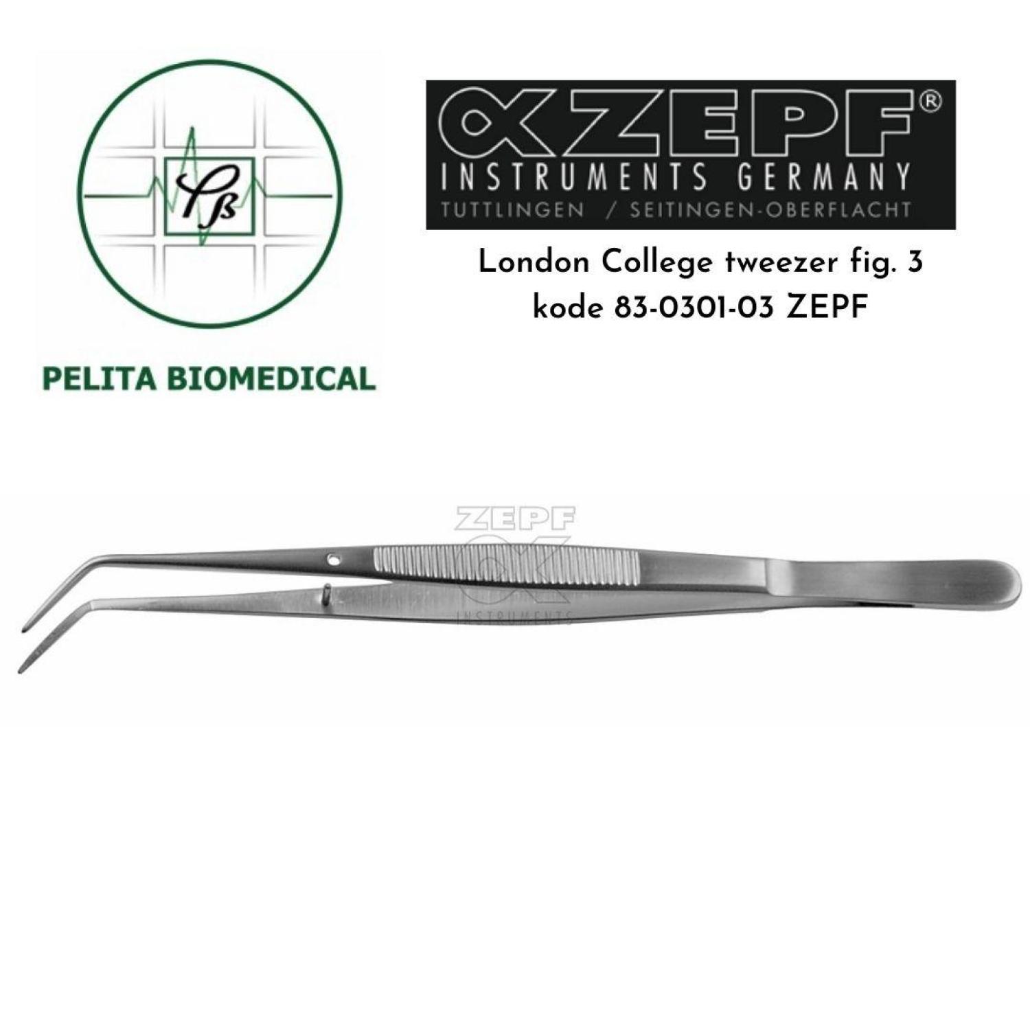 London College tweezer fig. 3 kode 83-0301-03 ZEPF