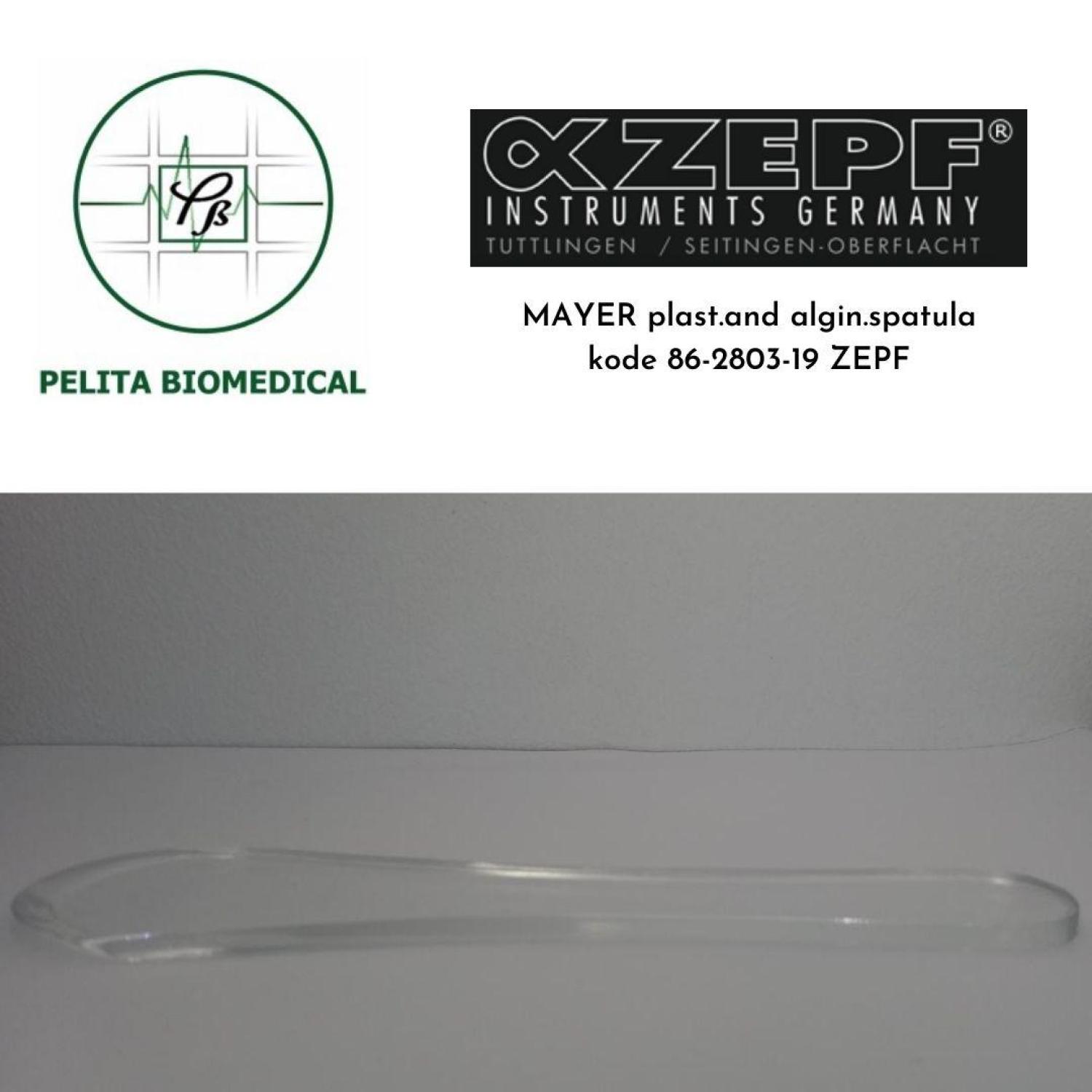 MAYER plast.and algin.spatula kode 86-2803-19 ZEPF
