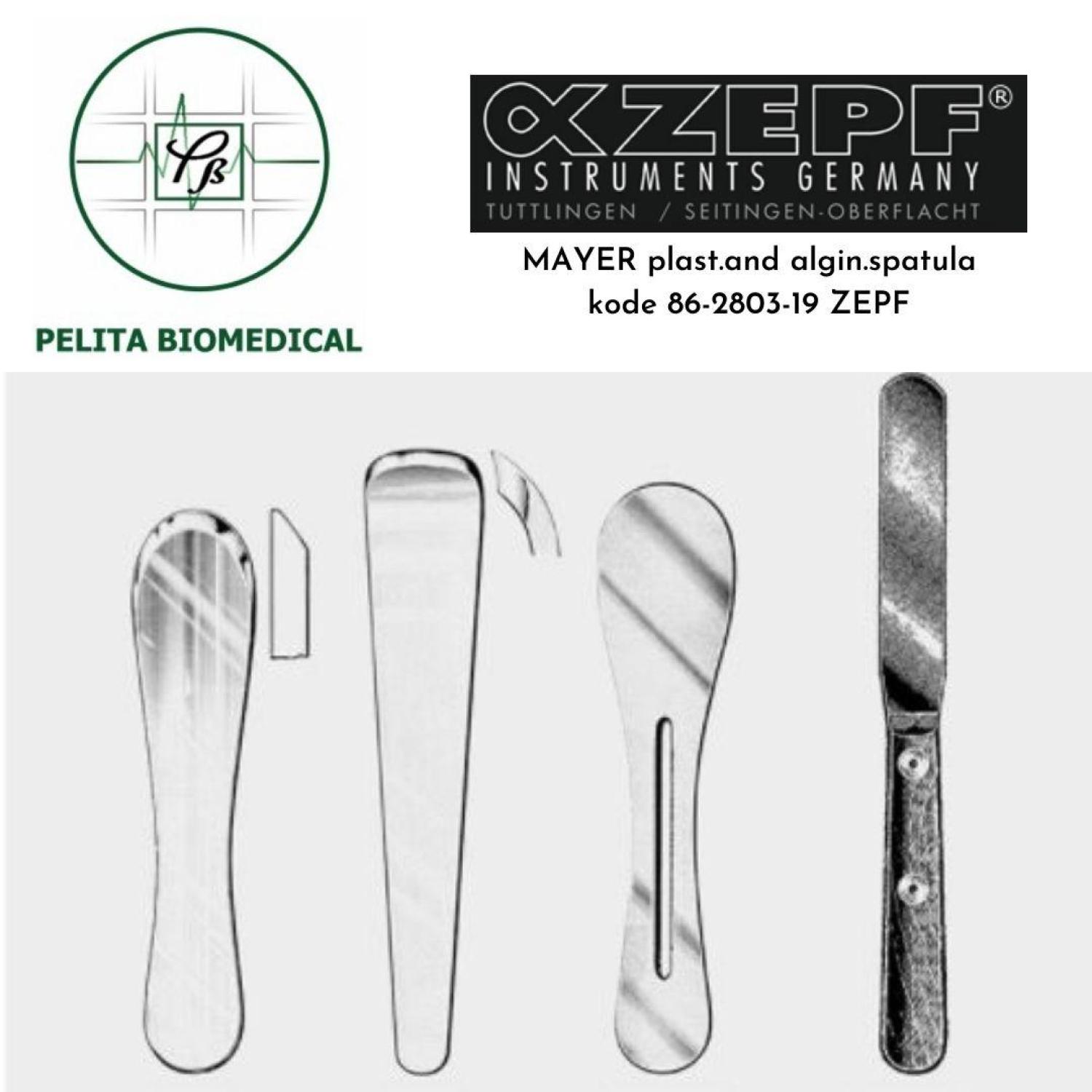 MAYER plast.and algin.spatula kode 86-2803-19 ZEPF