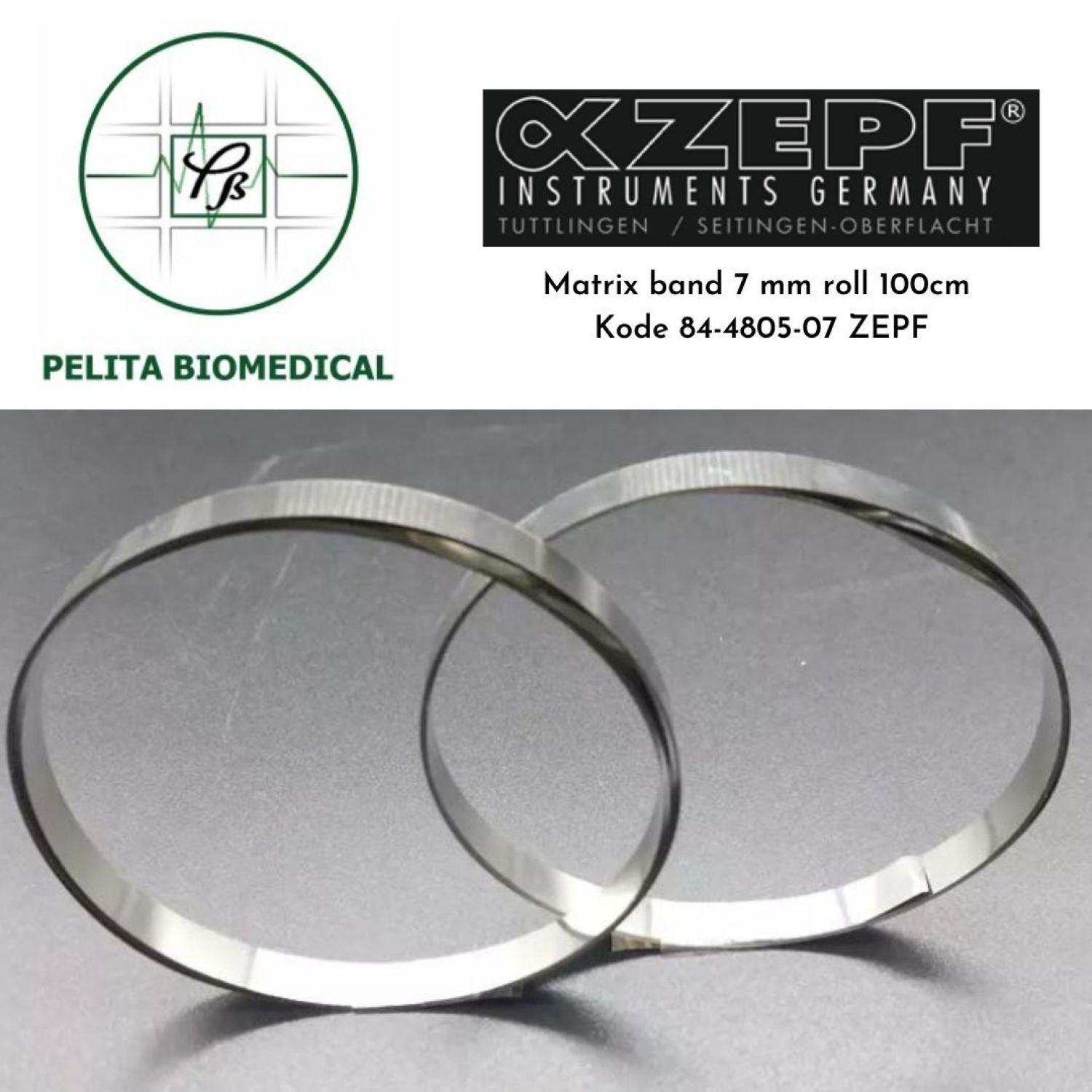 Matrik band 7 mm roll 100cm kode 84-4805-07 ZEPF