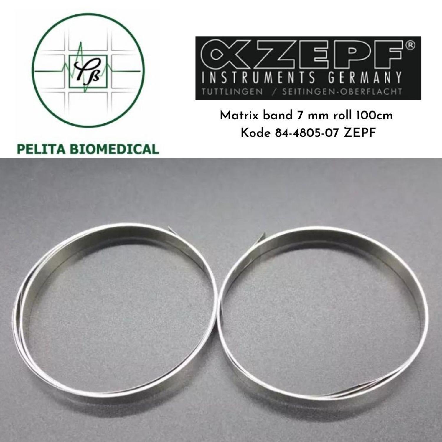 Matrik band 7 mm roll 100cm kode 84-4805-07 ZEPF