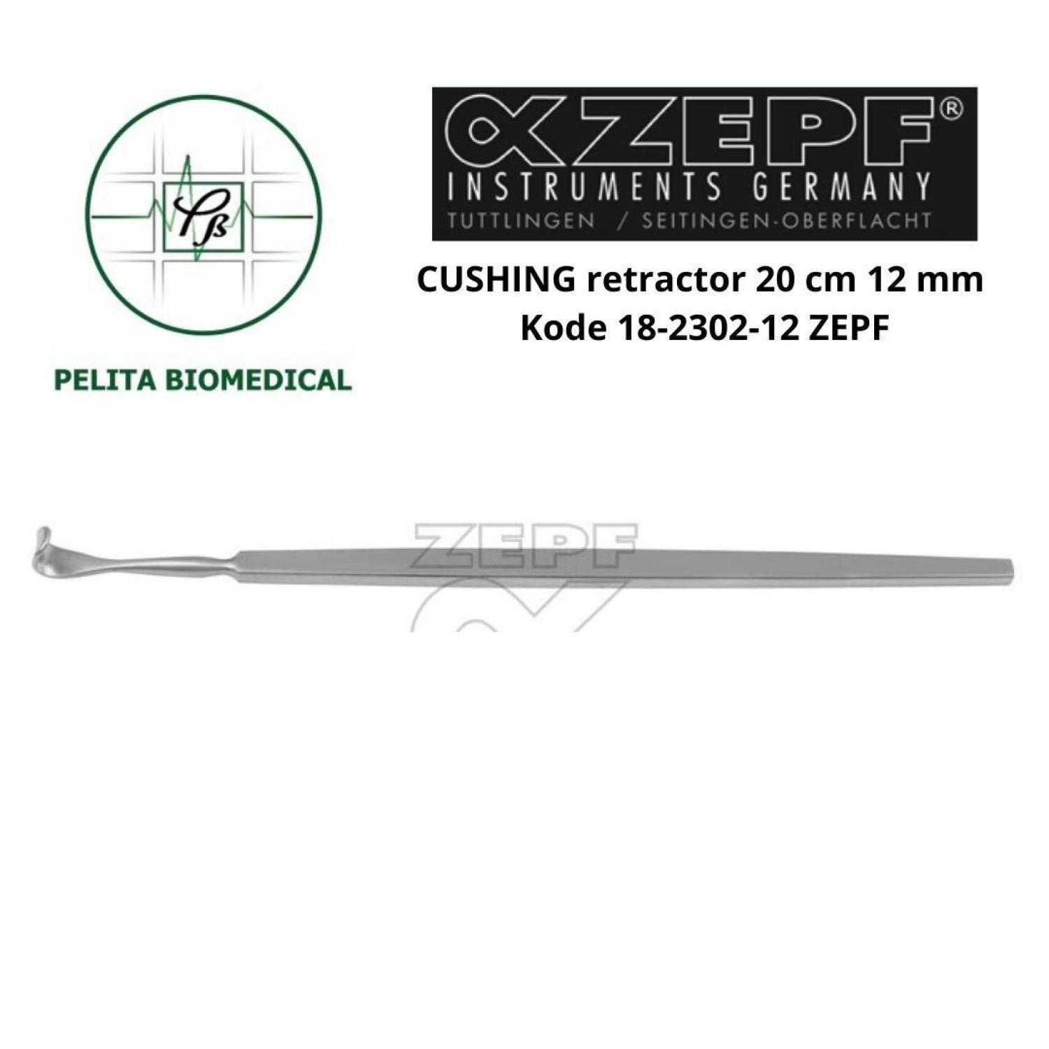 CUSHING retractor 20 cm 12 mm kode 18-2302-12 ZEPF