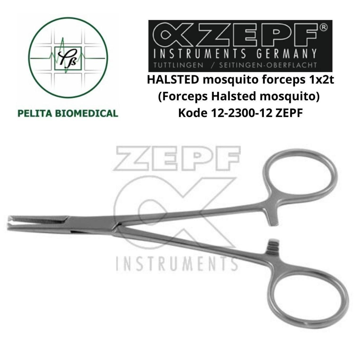 HALSTED mosquito forceps 1x2t (Forceps Halsted mosquito) kode 12-2300-12 ZEPF