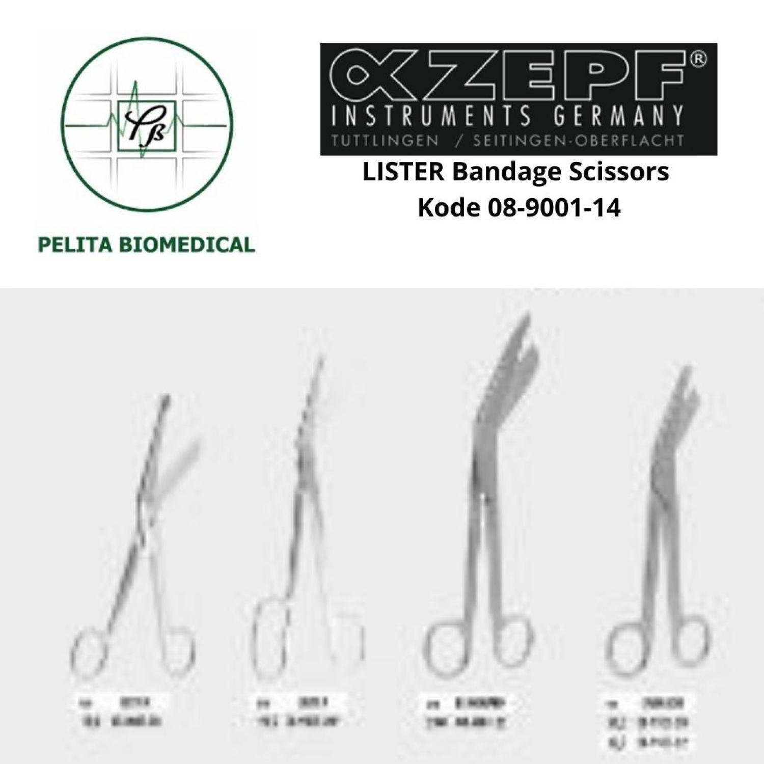 LISTER Bandage Scissors Kode 08-9001-14