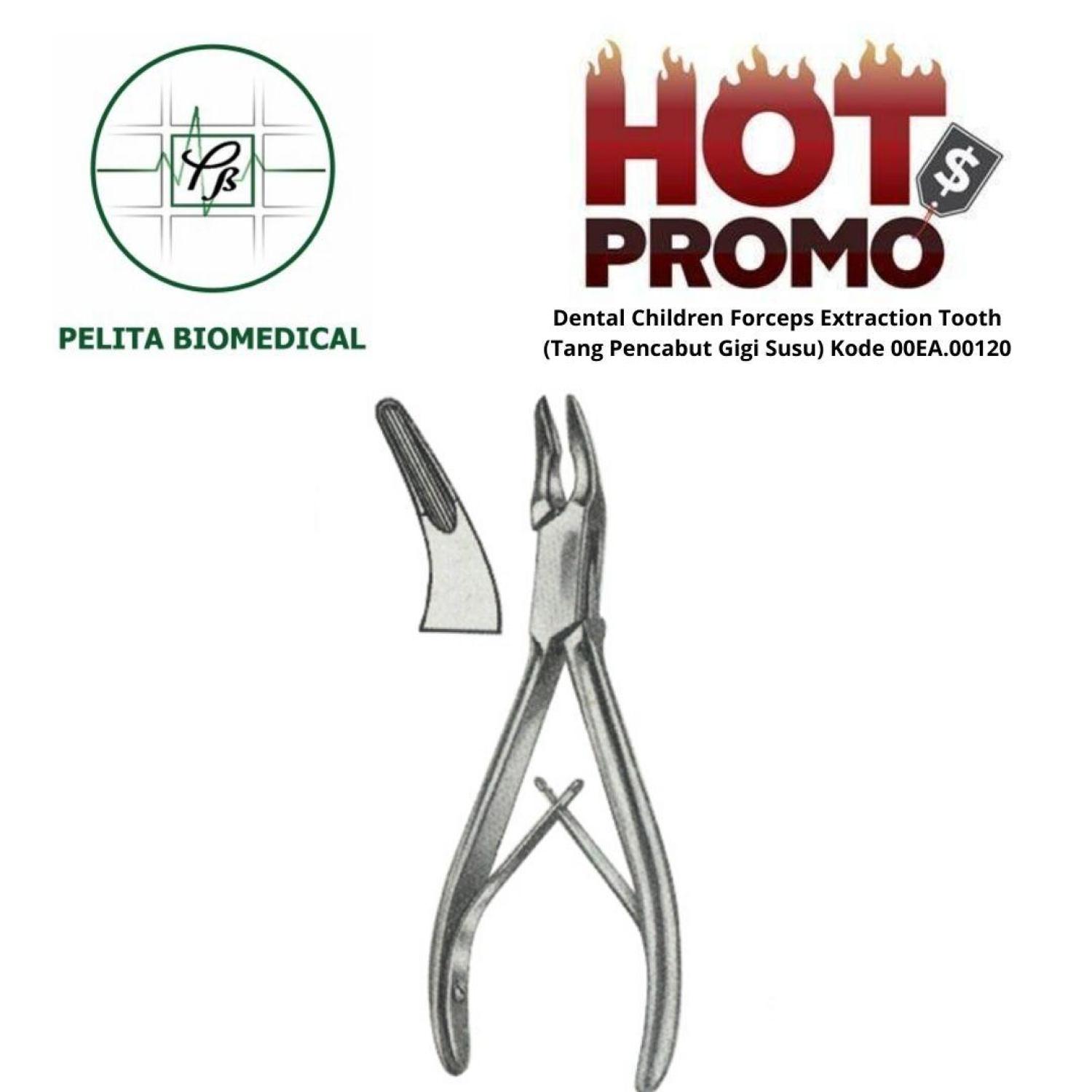 Dental Children Forceps Extraction Tooth - Tang Pencabut Gigi Susu Kode 00EA.00120 Dental Children