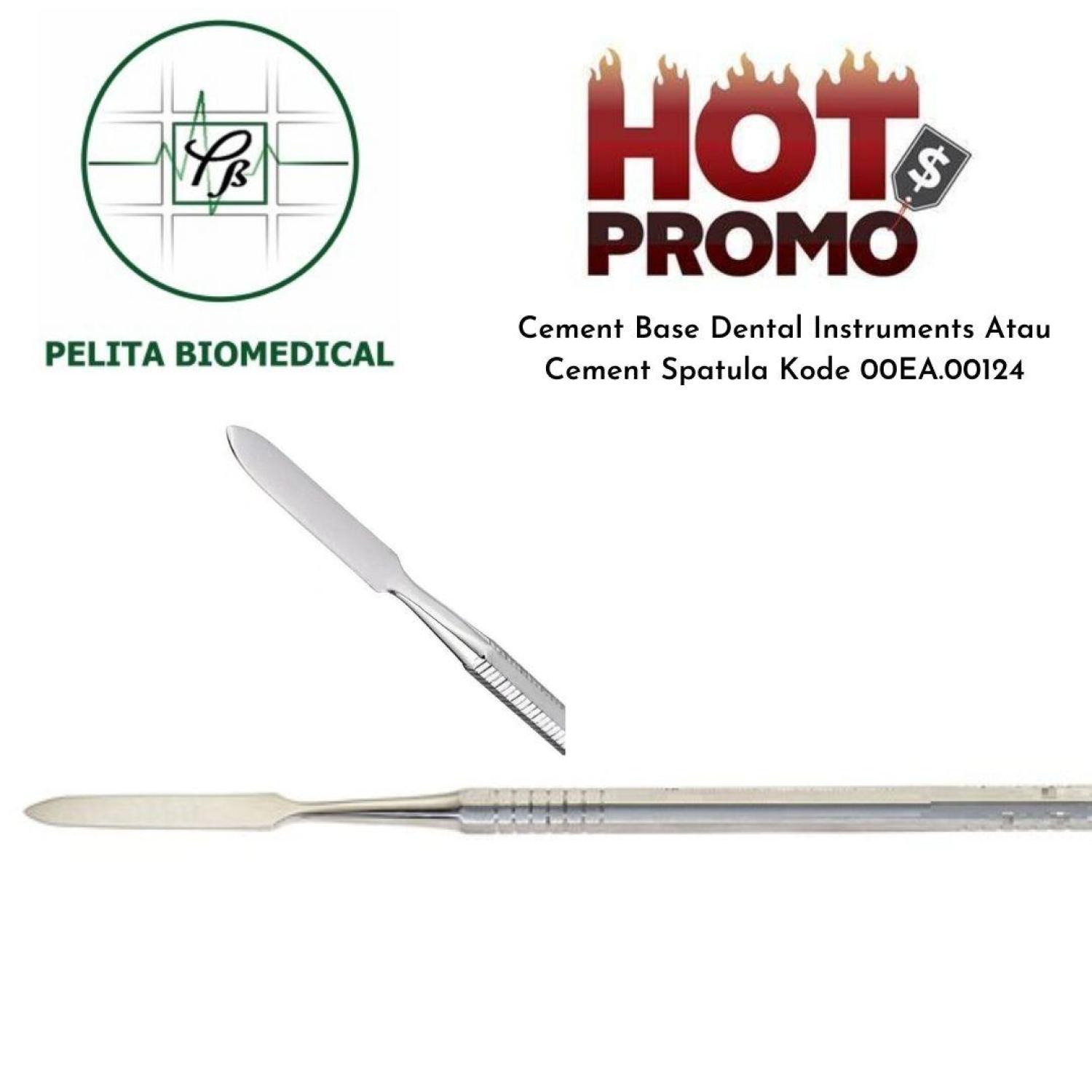 Dental Instrument Cement Base Atau Cement Spatula Kode 00EA.00124