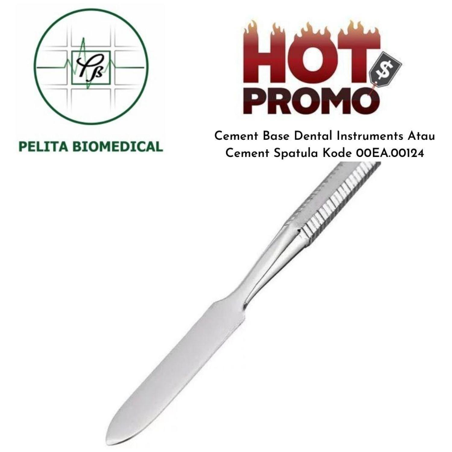 Dental Instrument Cement Base Atau Cement Spatula Kode 00EA.00124