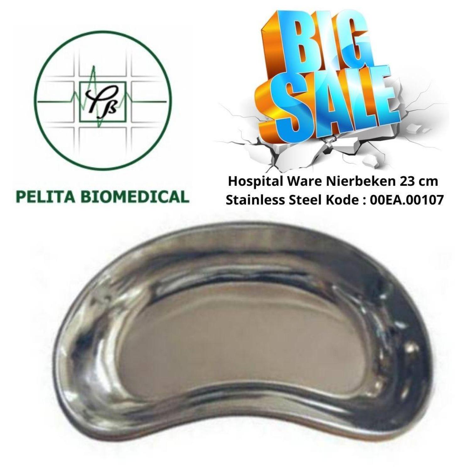 Hospital Ware Nierbeken ±23cm Stainless Steel Kode : 00EA.00107