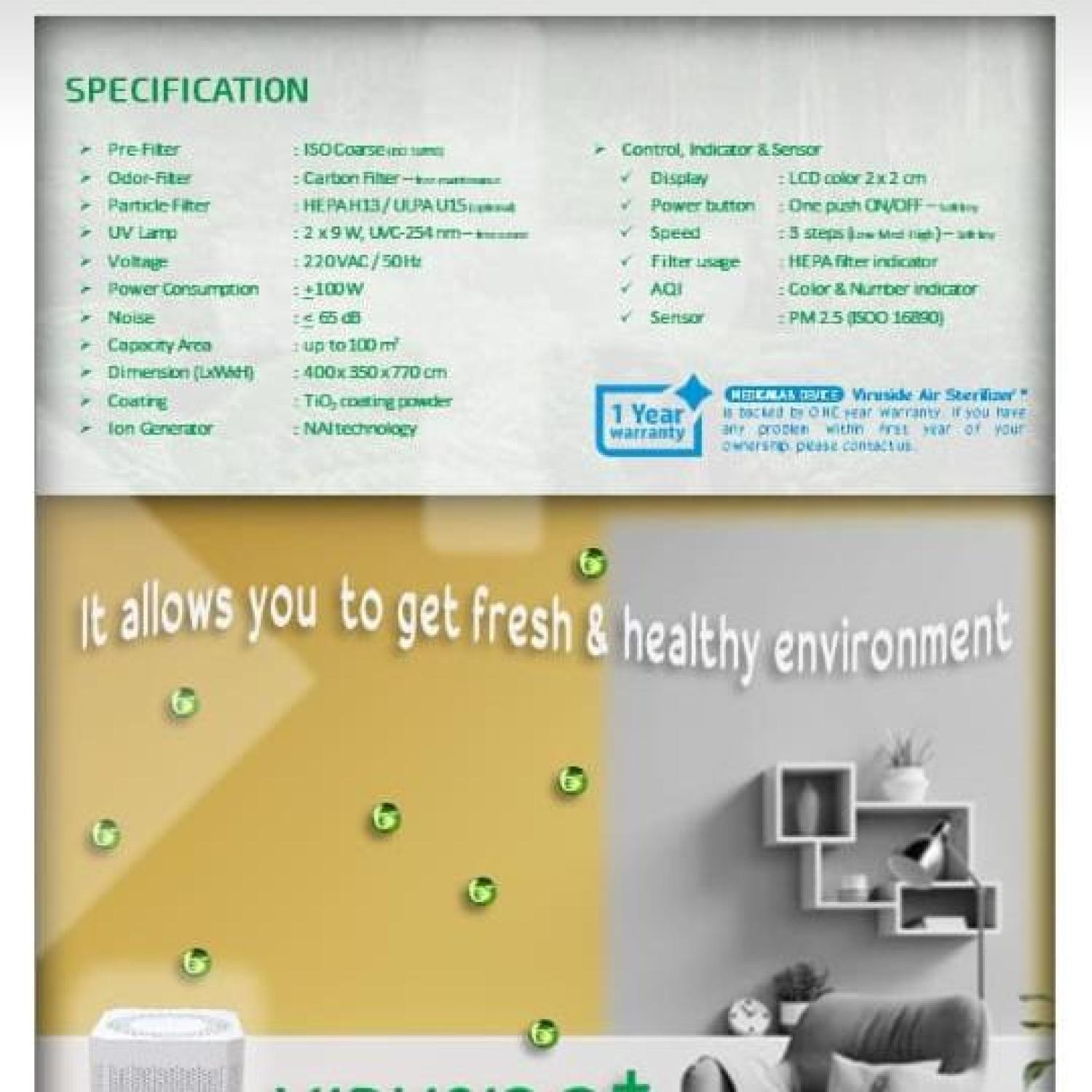 Viruside Air Sterilizer