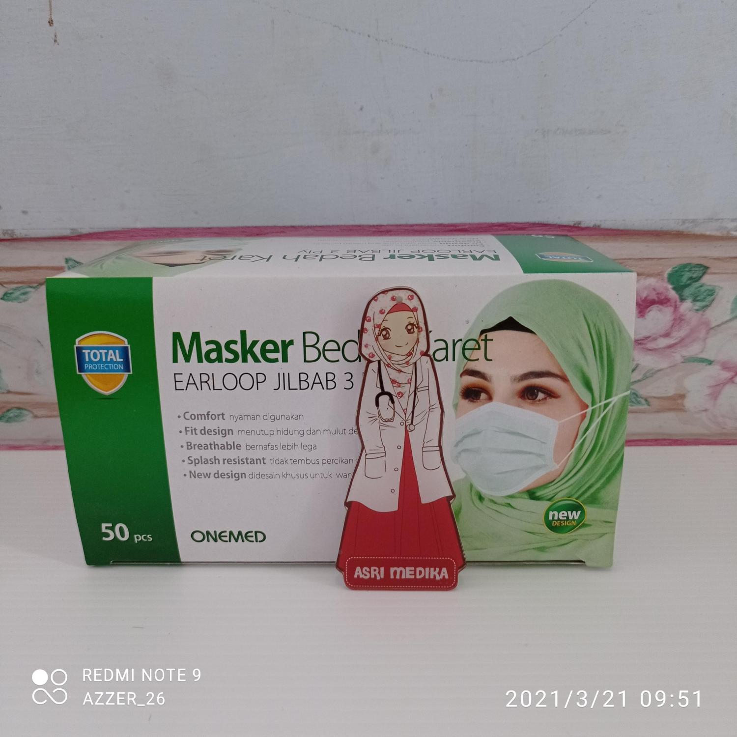 Masker jilbab Onemed