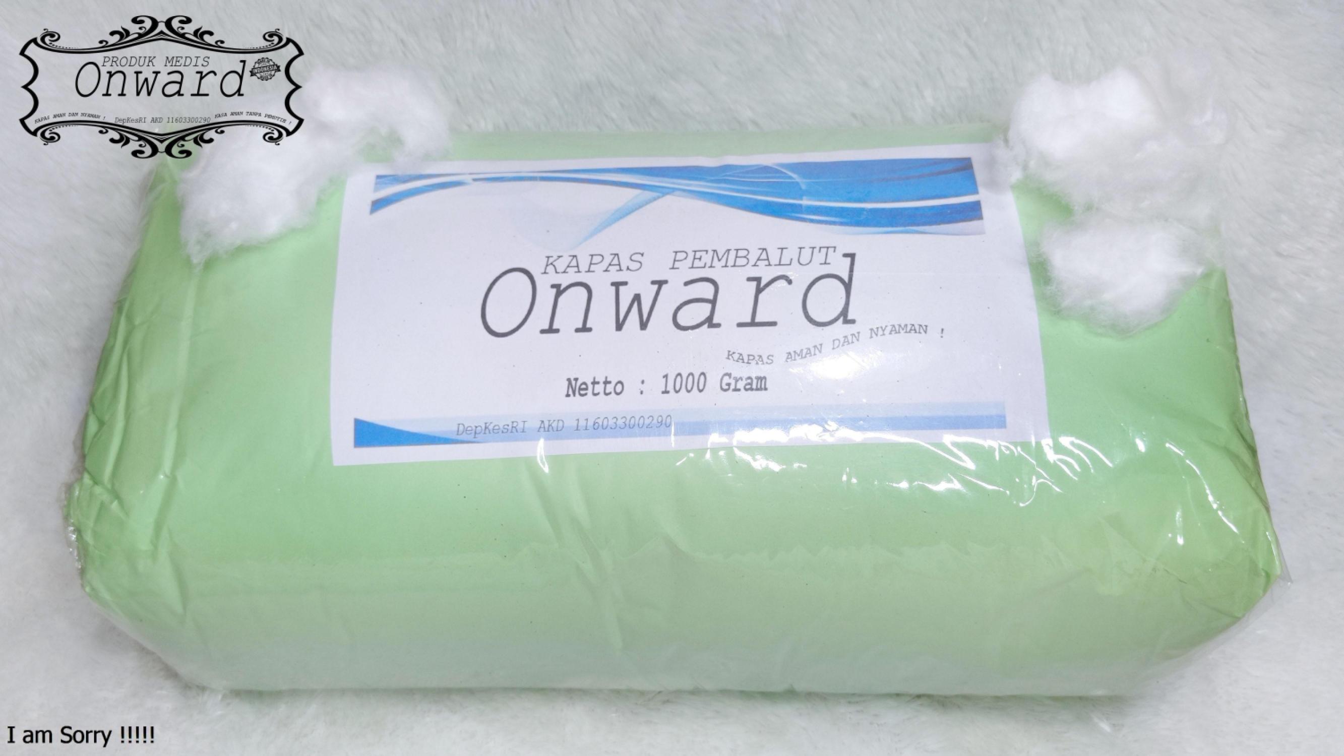 KAPAS KESEHATAN ONWARD 1KG,KAPAS MEDIS AMAN DAN NYAMAN!