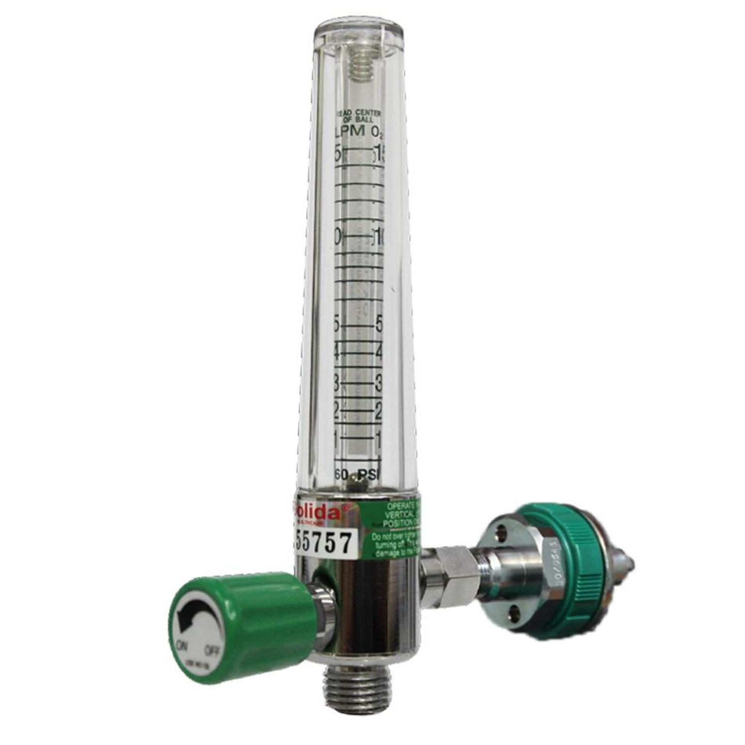 FMA,Flowmeter 0-15 LPM OXY, OHMEDA/DISS/JISS/DINN Oxygen Flowmeter For Adult