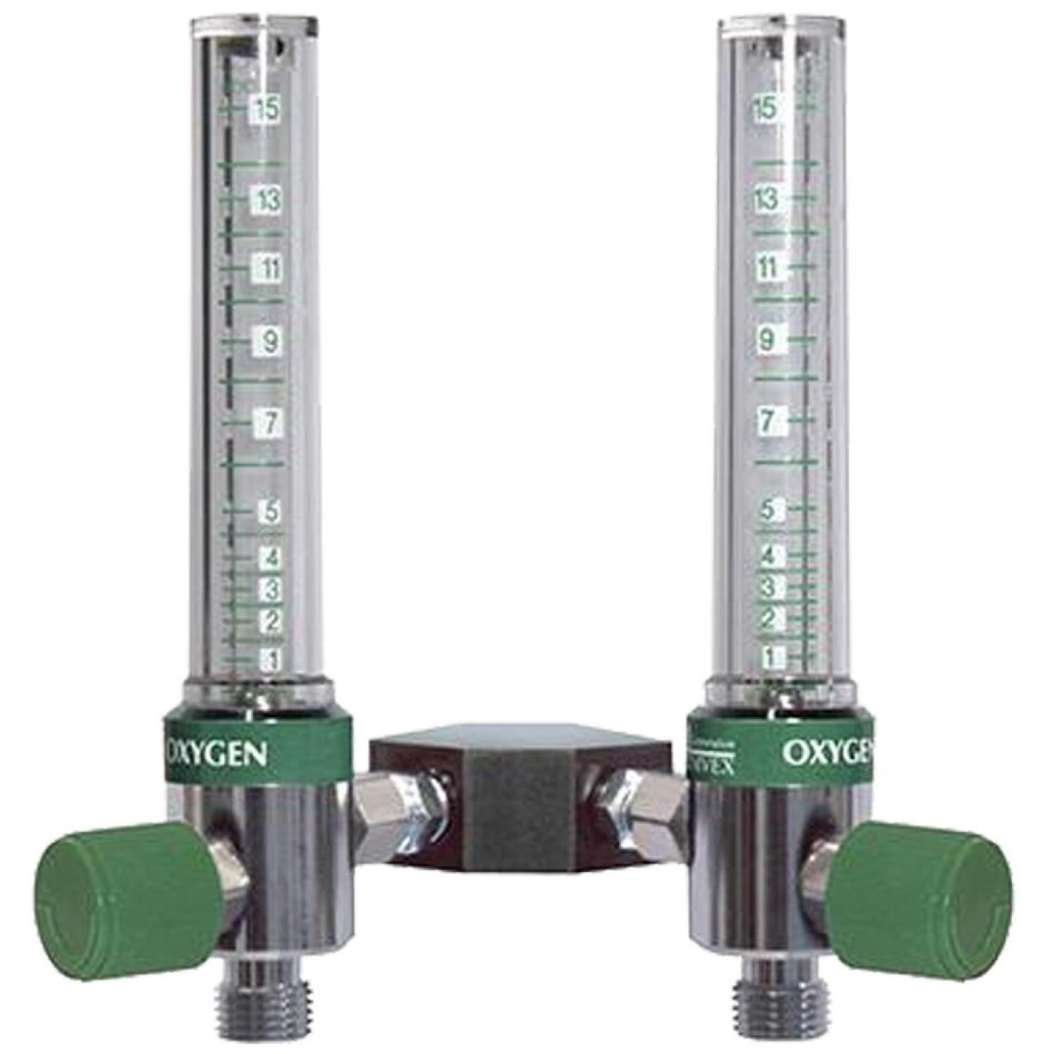 Y-Block Assemblies Twin Flowmeter O2 Flowmeter 0-15LPM Adapter Ohmeda