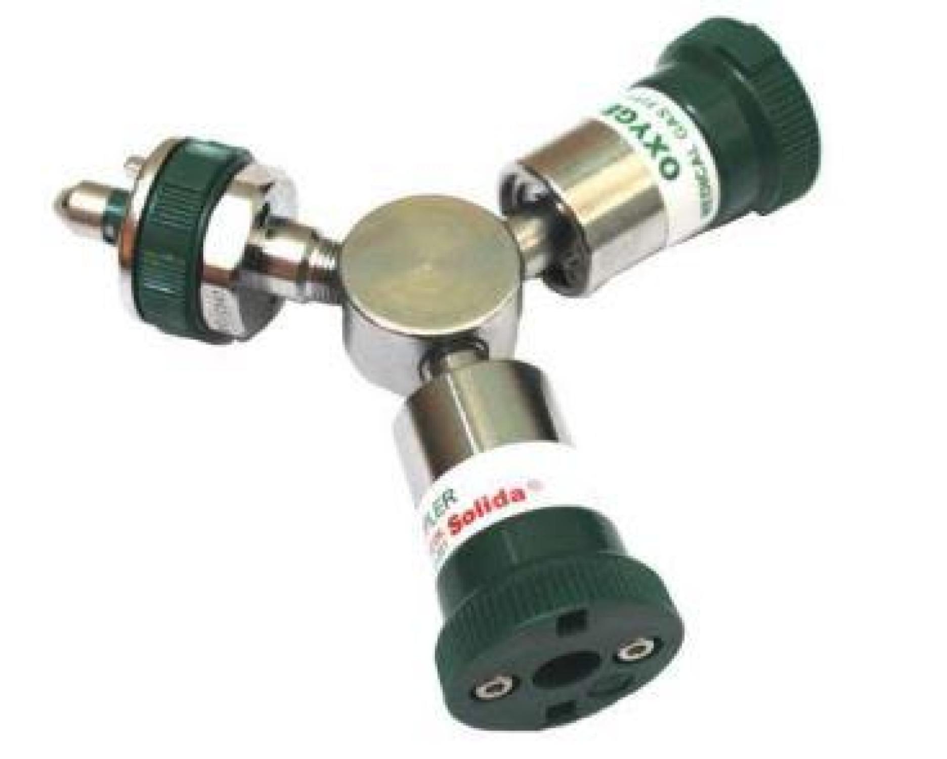 Two way Outlet Gas medic Ohmeda Type