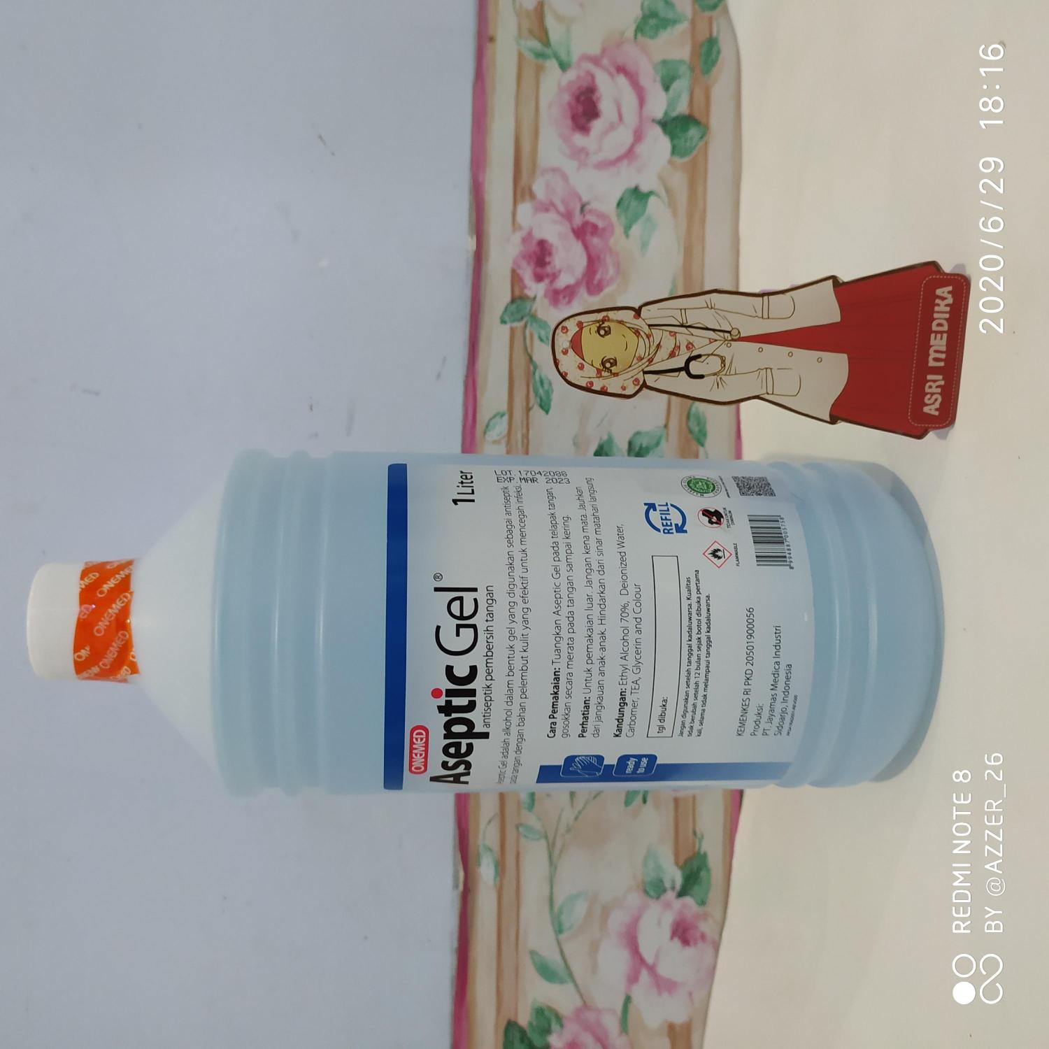 Aseptic gel 1 Liter Onemed refill