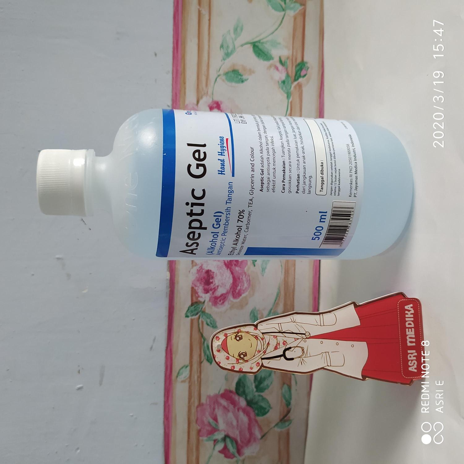 Aseptic gel refill Onemed 500 ml