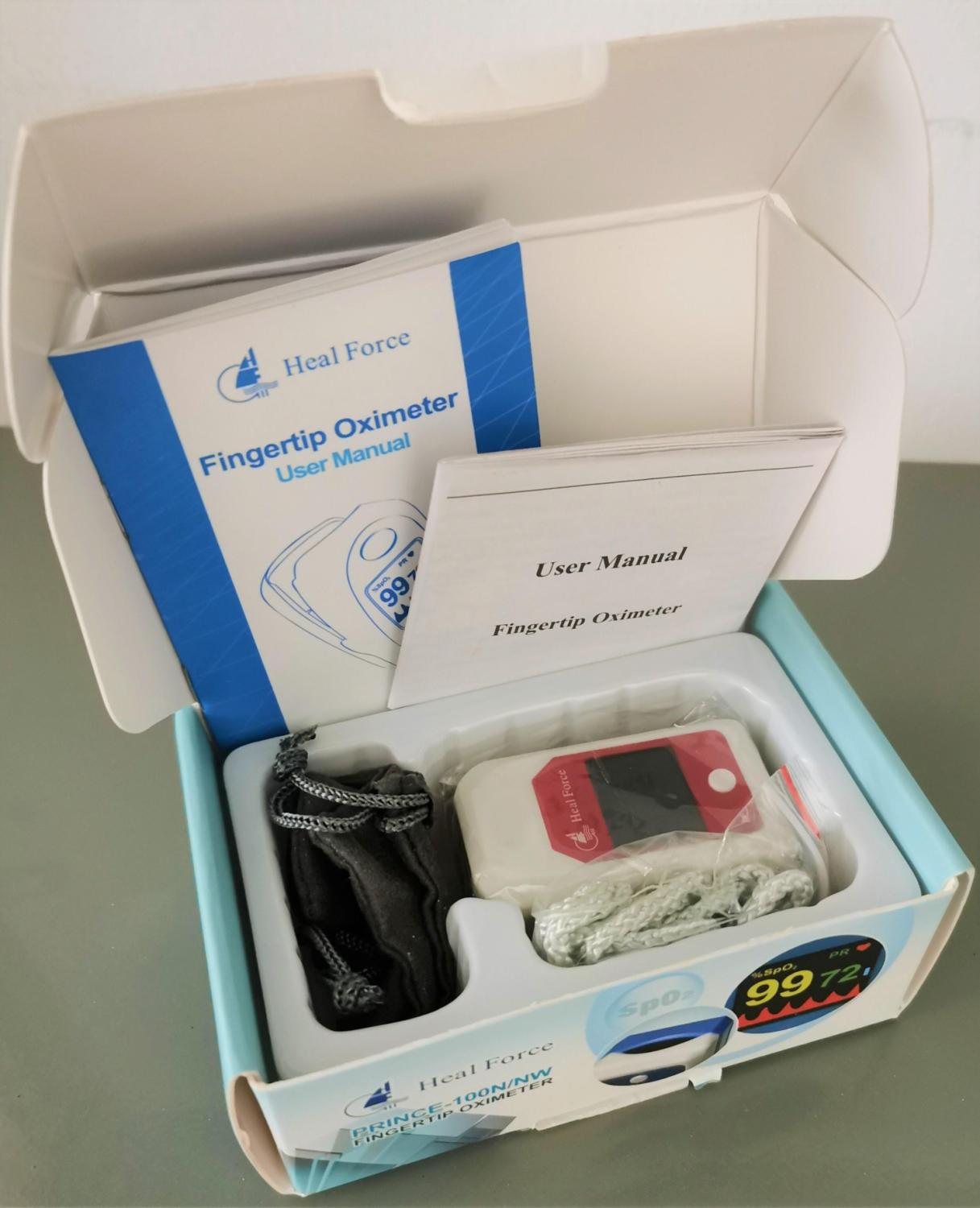 Fingertip Oximeter (Alat pengukur kadar Oksigen dalam Darah) / Oksimeter / Pulse Oximeter / SpO2 Monitor PRINCE-100N/NW