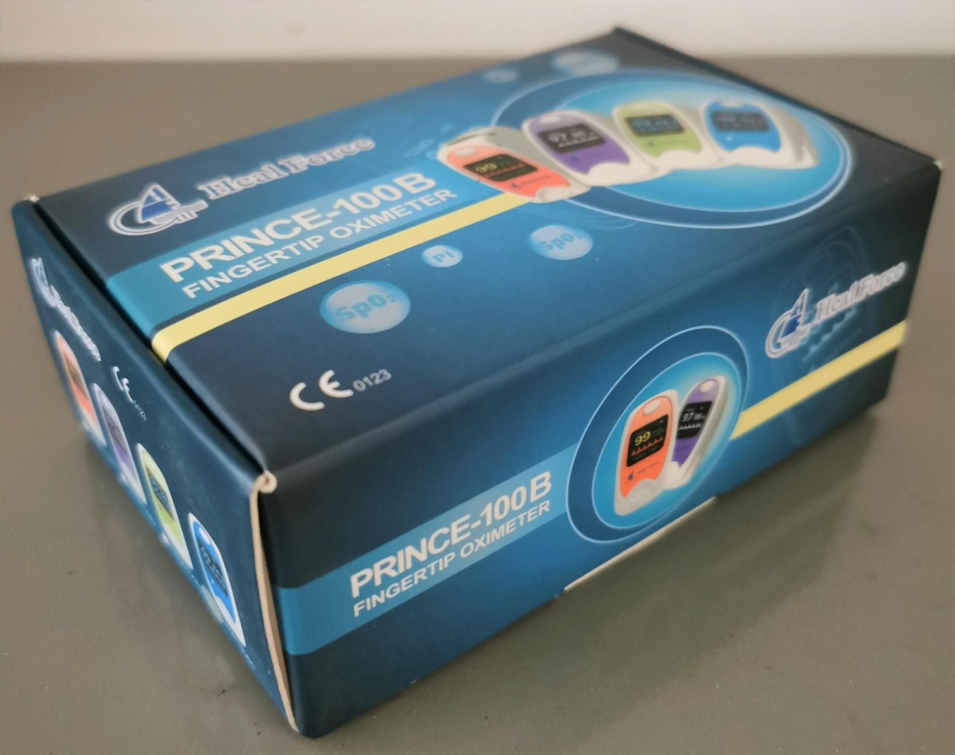 Fingertip Oximeter (Alat pengukur kadar Oksigen dalam Darah) / Oksimeter / Pulse Oximeter / SpO2 Monitor PRINCE-100B