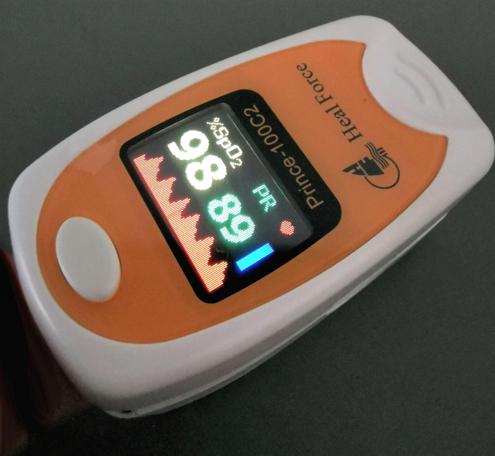 Fingertip Oximeter (Alat pengukur kadar Oksigen dalam Darah) / Oksimeter / Pulse Oximeter / SpO2 Monitor PRINCE-100C