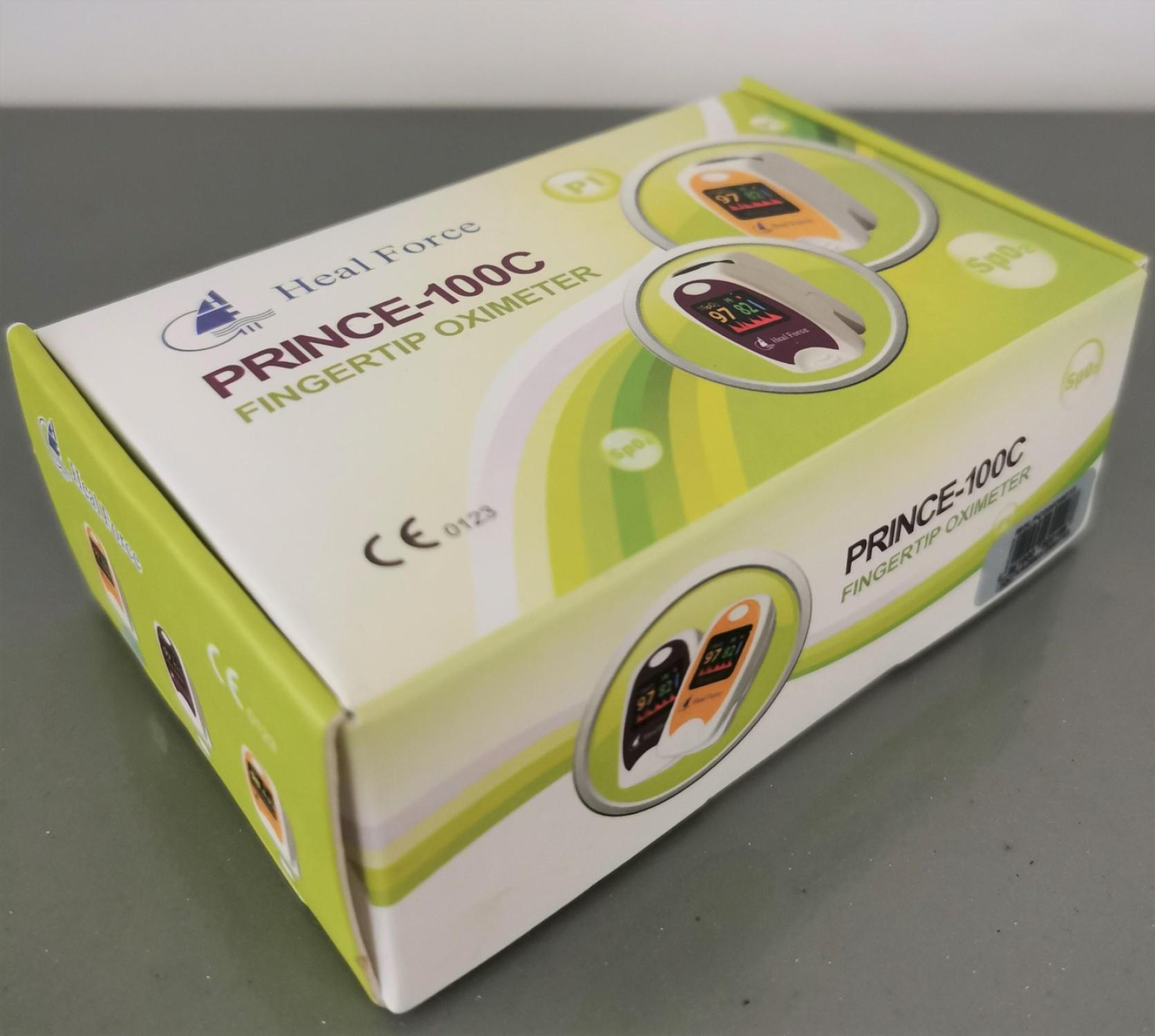 Fingertip Oximeter (Alat pengukur kadar Oksigen dalam Darah) / Oksimeter / Pulse Oximeter / SpO2 Monitor PRINCE-100C