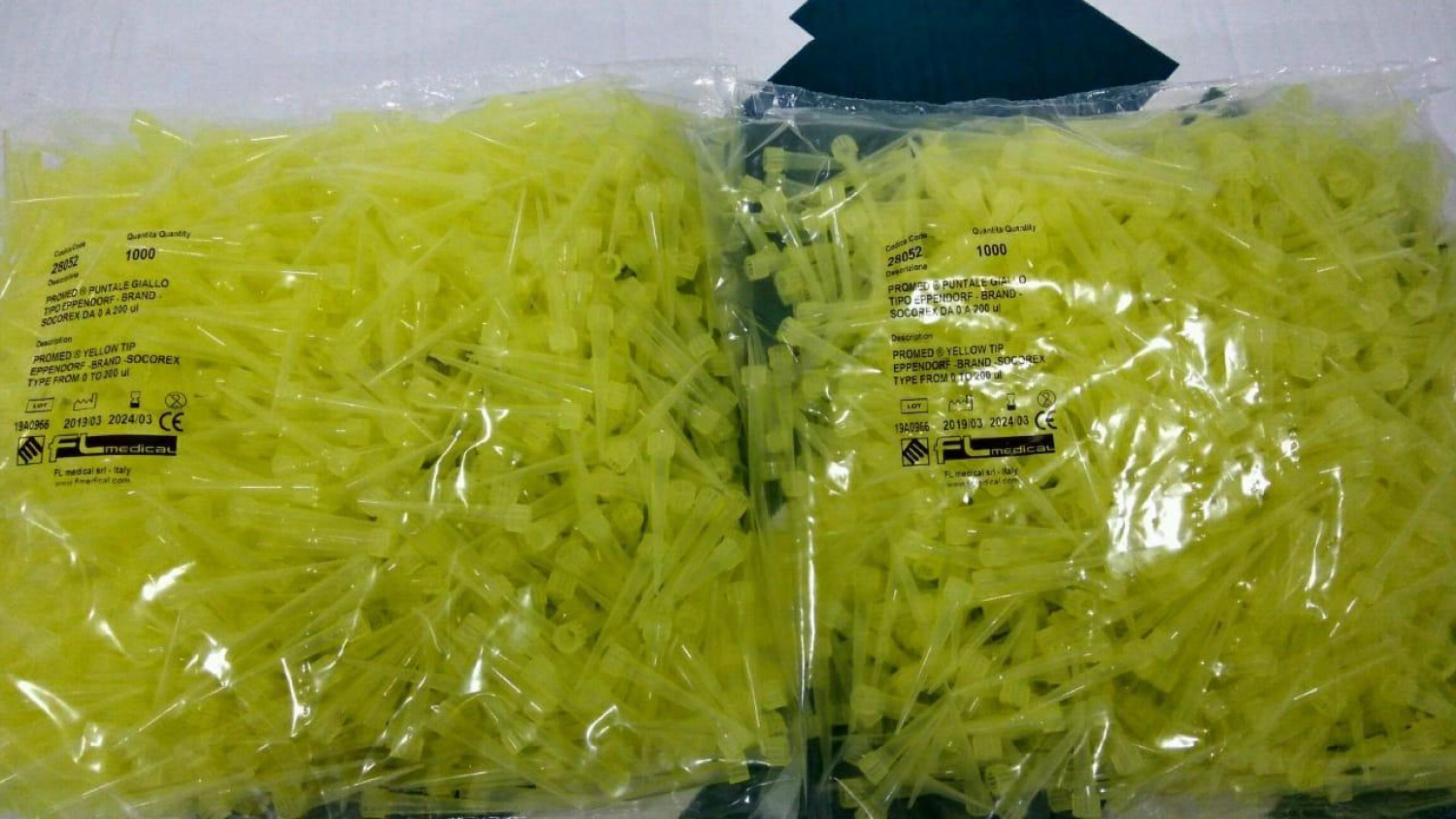 Promed Yellow Tip Eppendorf | PE Material |Vol. 0-200ul