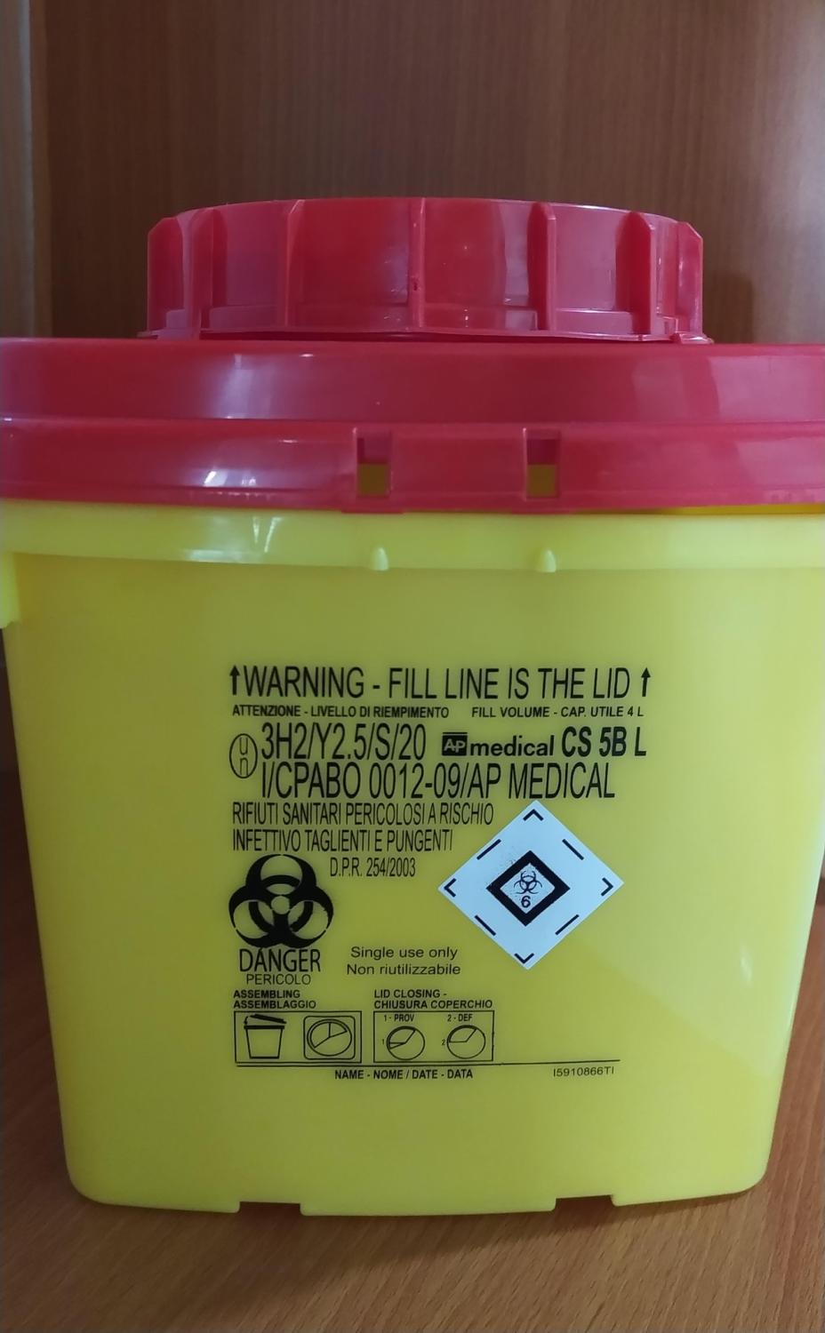 Sharp Container CS 5B AP Medical