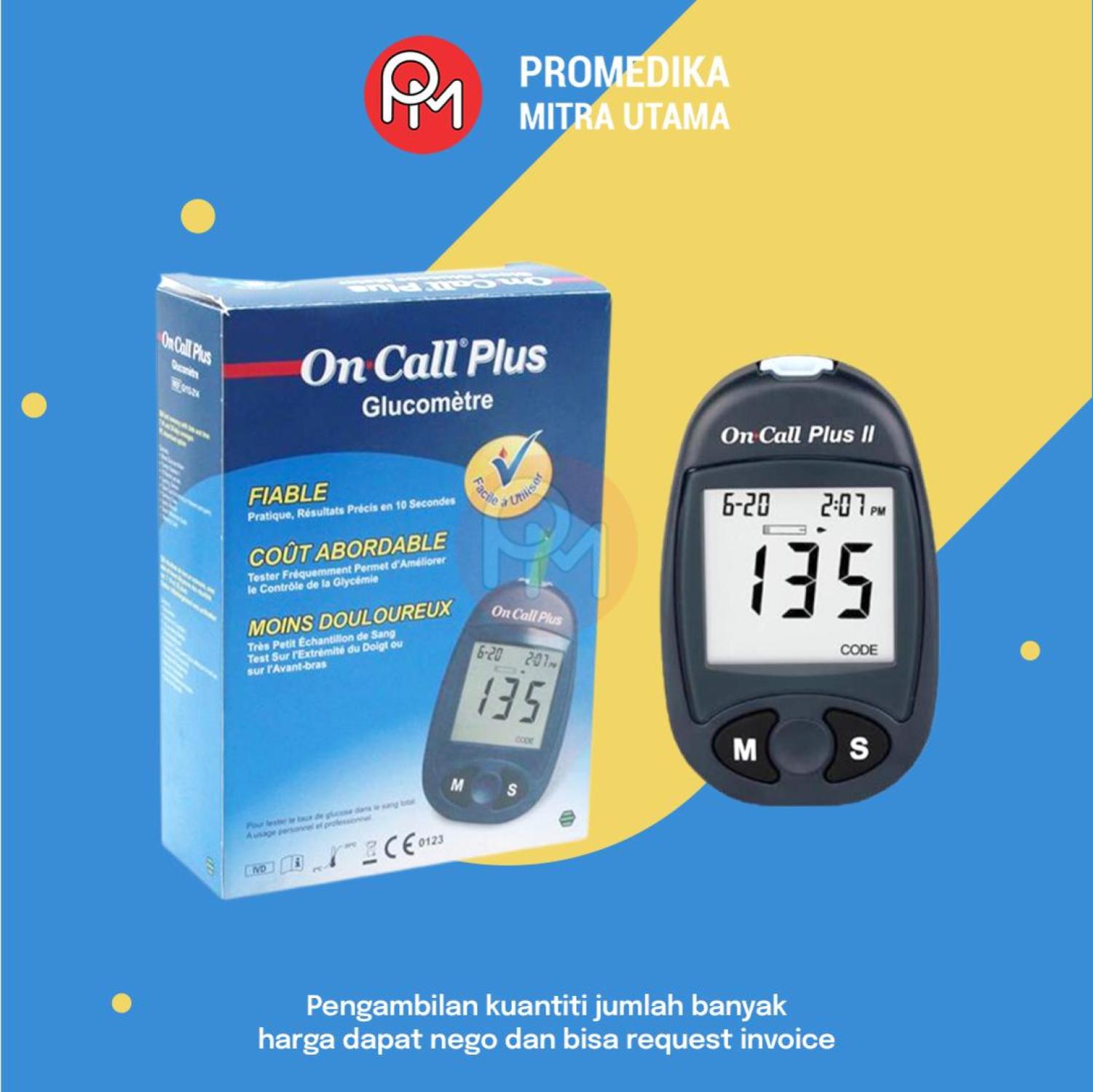 Alat Tes Gula Digital / Merk On Call Plus
