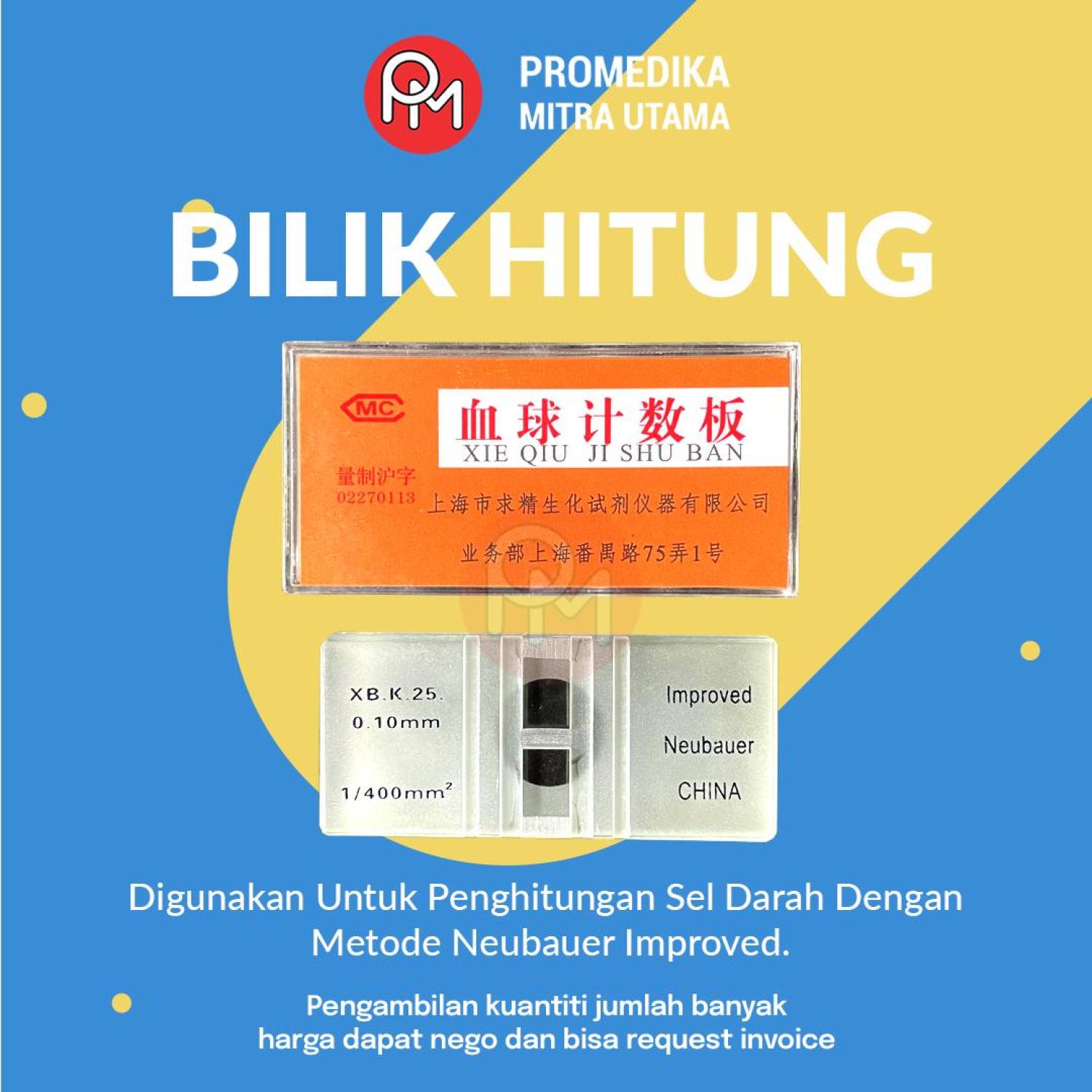 Improved neubauer ( Bilik hitung)