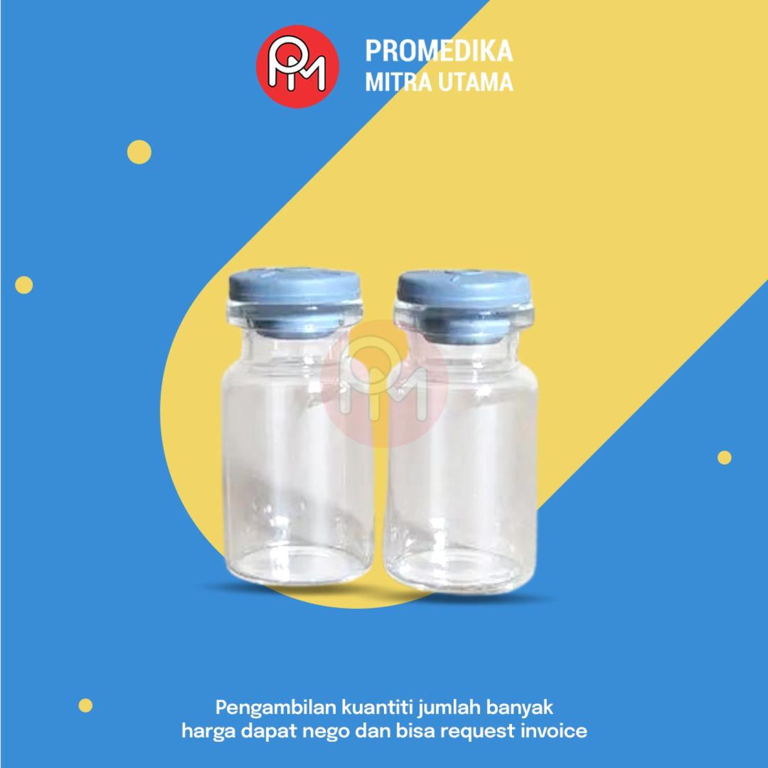 Botol Vial | Alat Lab | Obat Ukuran 5ml-50ml | Non Merk