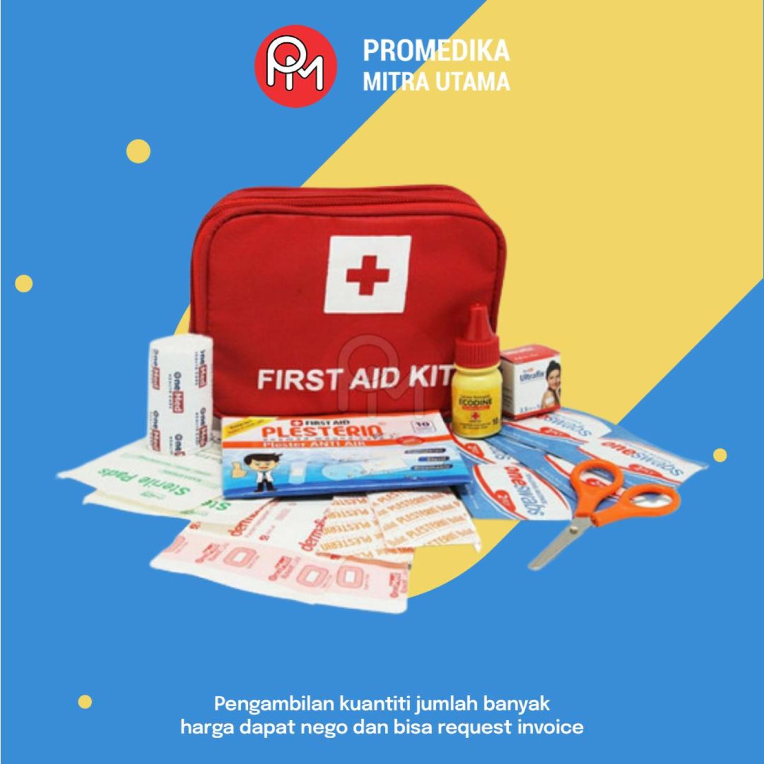 First Aid Kid Bag Onemed / First Aid Kit Dompet Merah