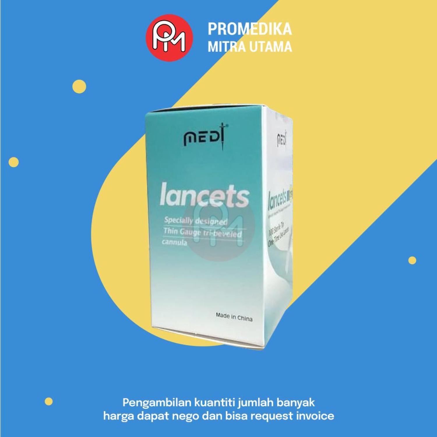 Lancets bekam 21G merk med | jarum bekam