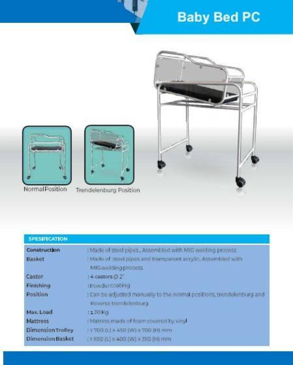 NEW!! LMJ Baby bed Hospital / Tempat tidur bayi / NOT FOR SALE - Baby Bed PC