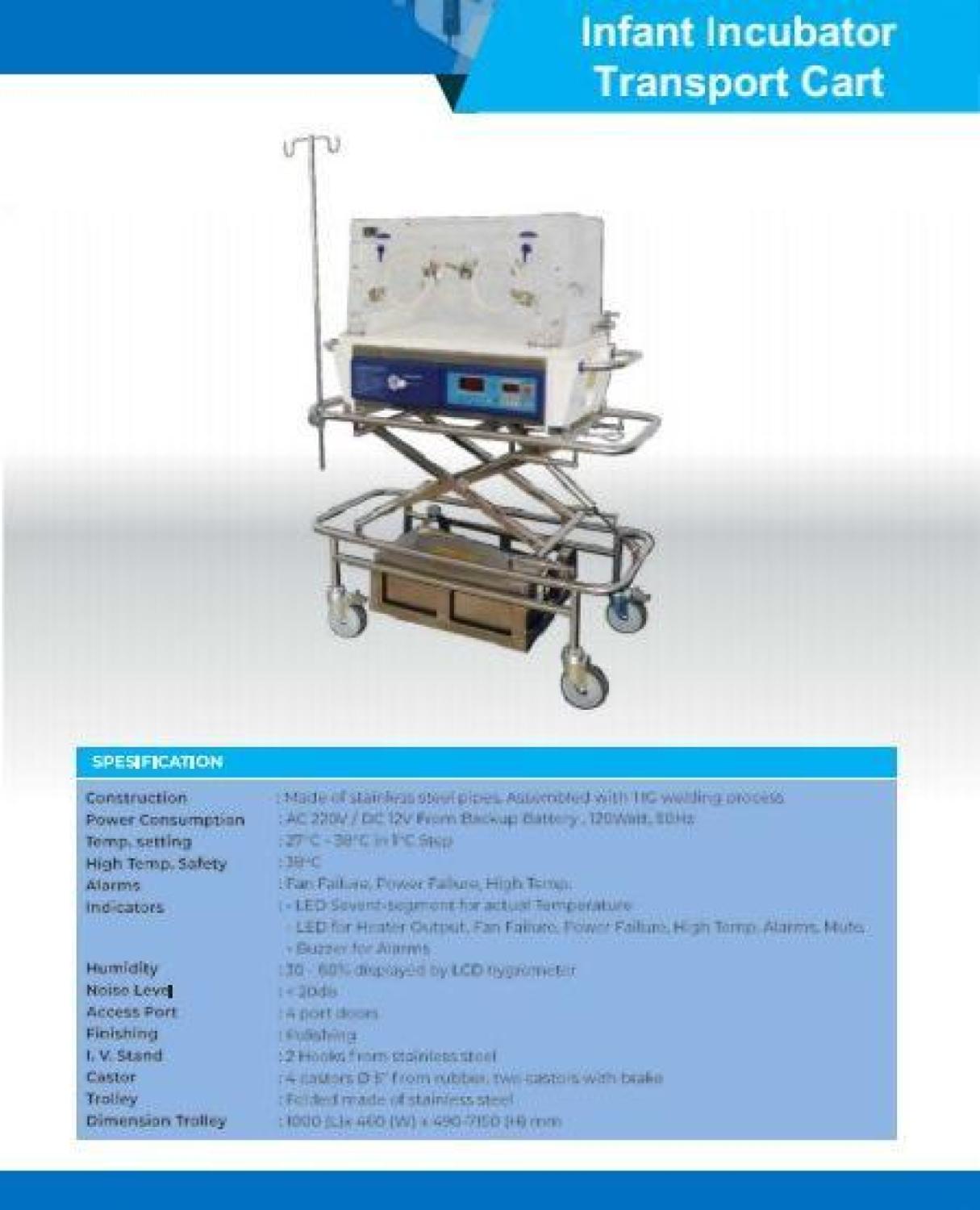 Infant Incubator LMJ Inkubator Digital - Baby Not for sale! - Transport Cart