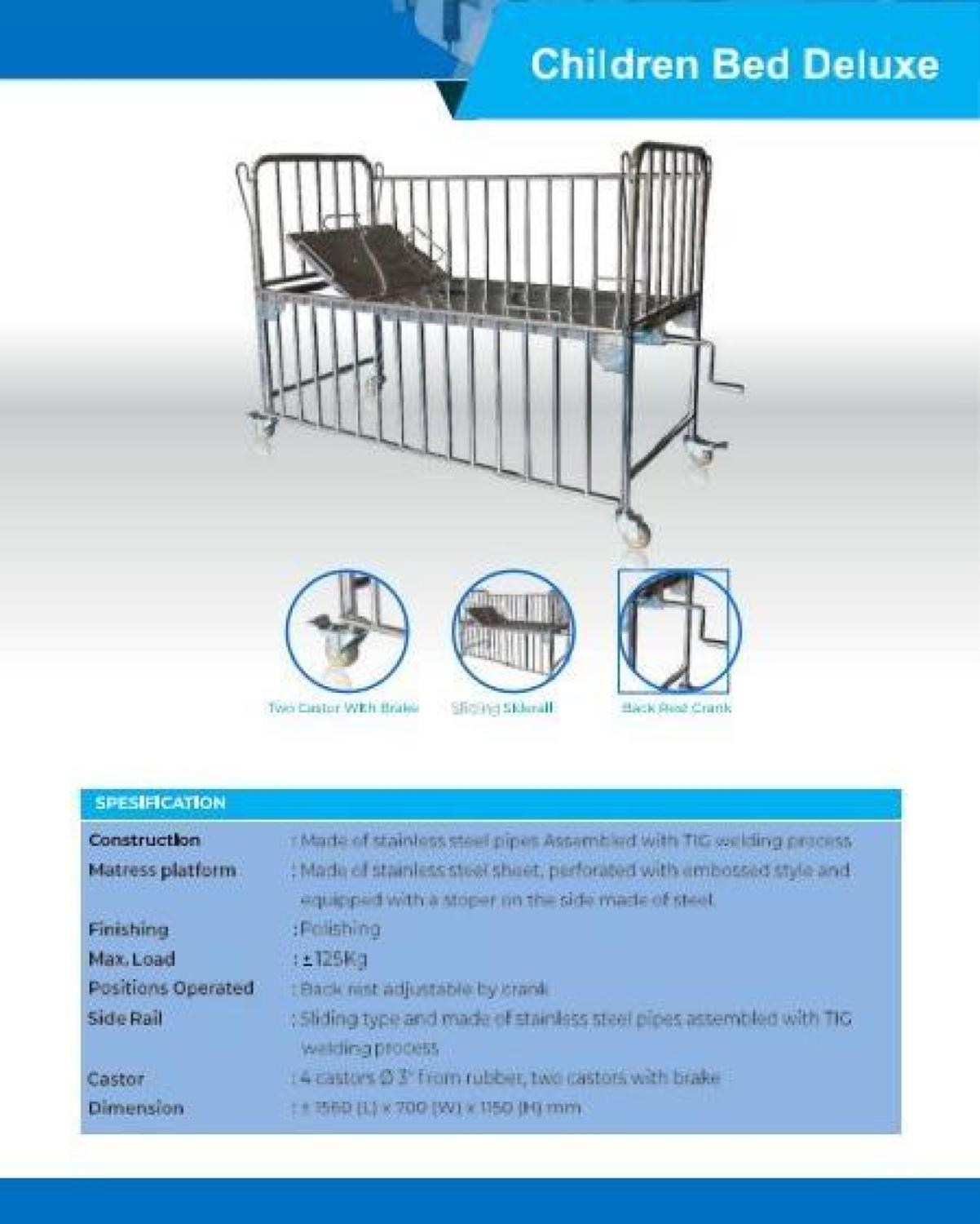 Children bed - Ranjang bayi hospital - Bed Deluxe