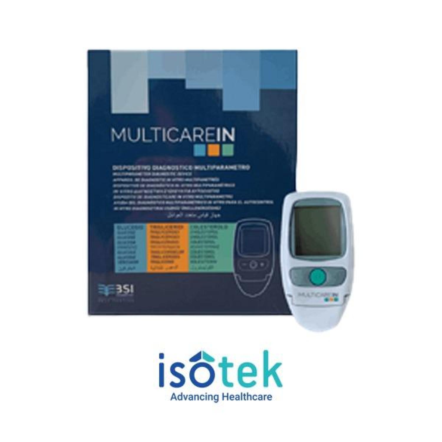 Alat Ukur Gula Darah, Kolesterol dan Trigliserida (3 in 1) MULTICAREIN