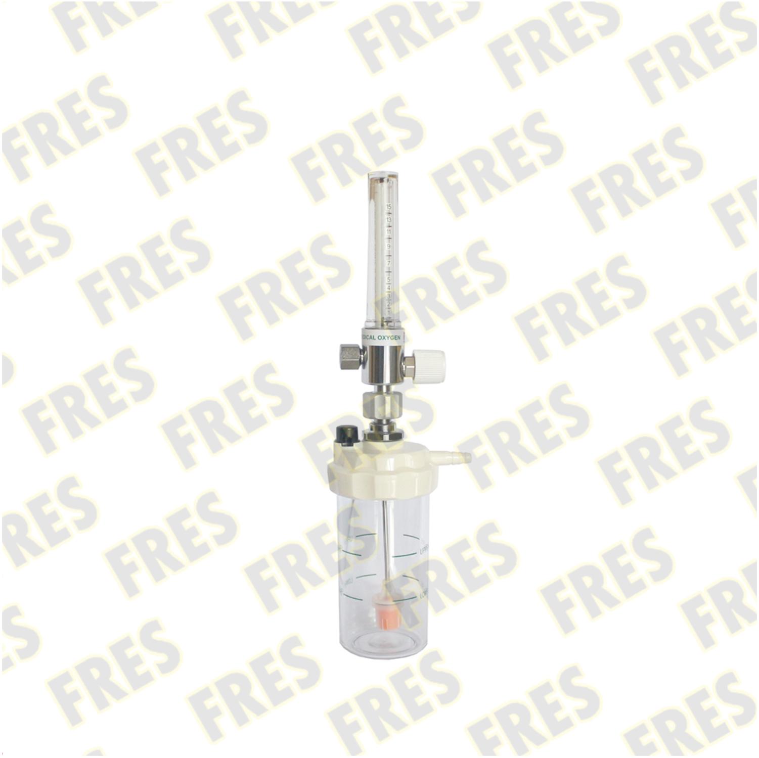 FRES FLOWMETER OKSIGEN DEWASA 0 - 15 LPM LENGKAP HUMIDIFIER 135ML
