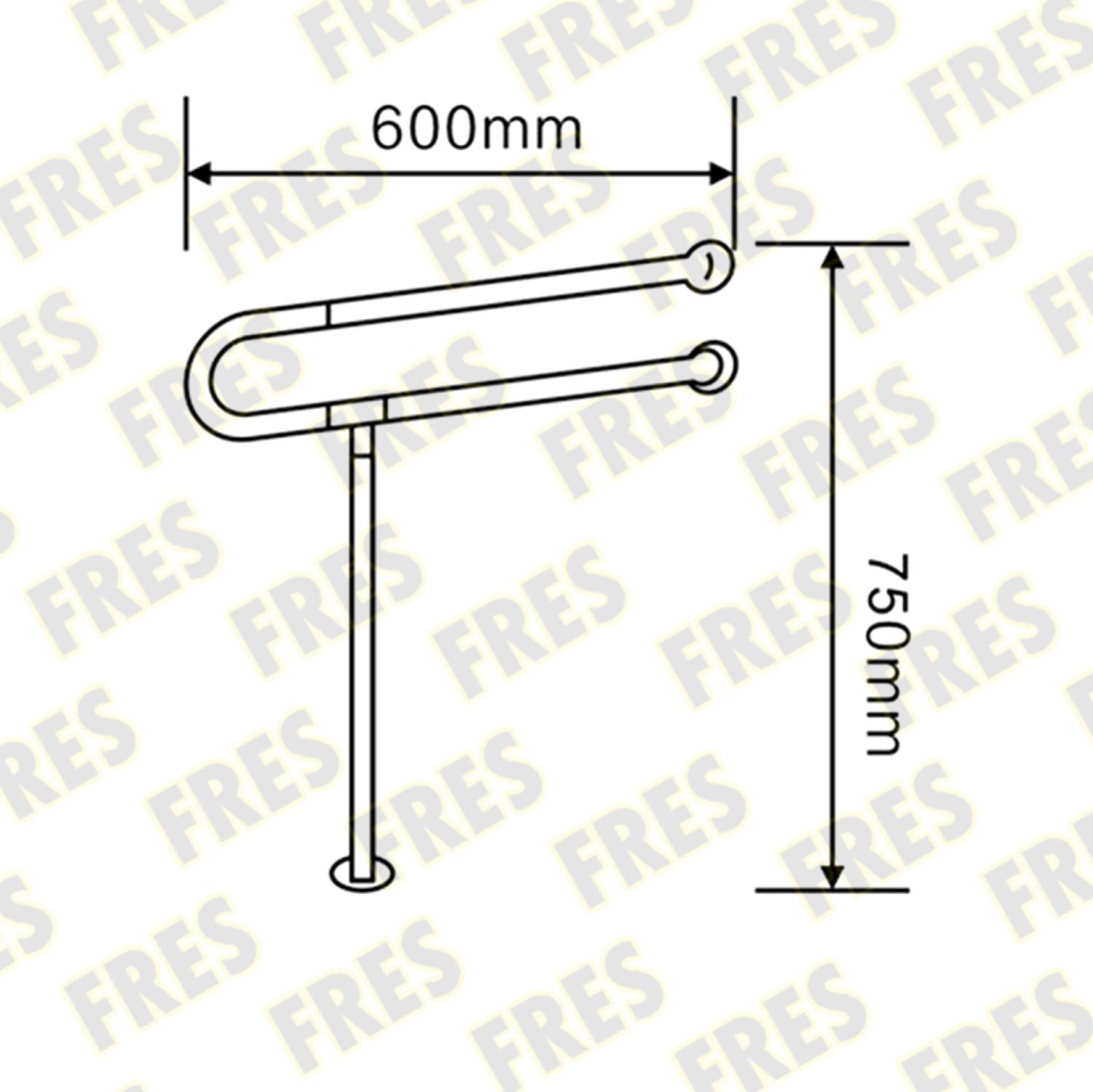 GRAB BAR (RAILING TOILET) 32-28