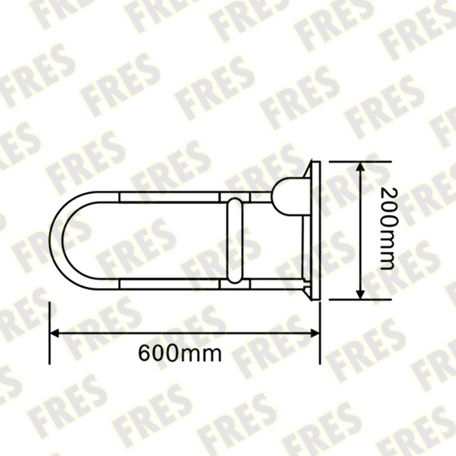 GRAB BAR/ RAILING TOILET 32-29